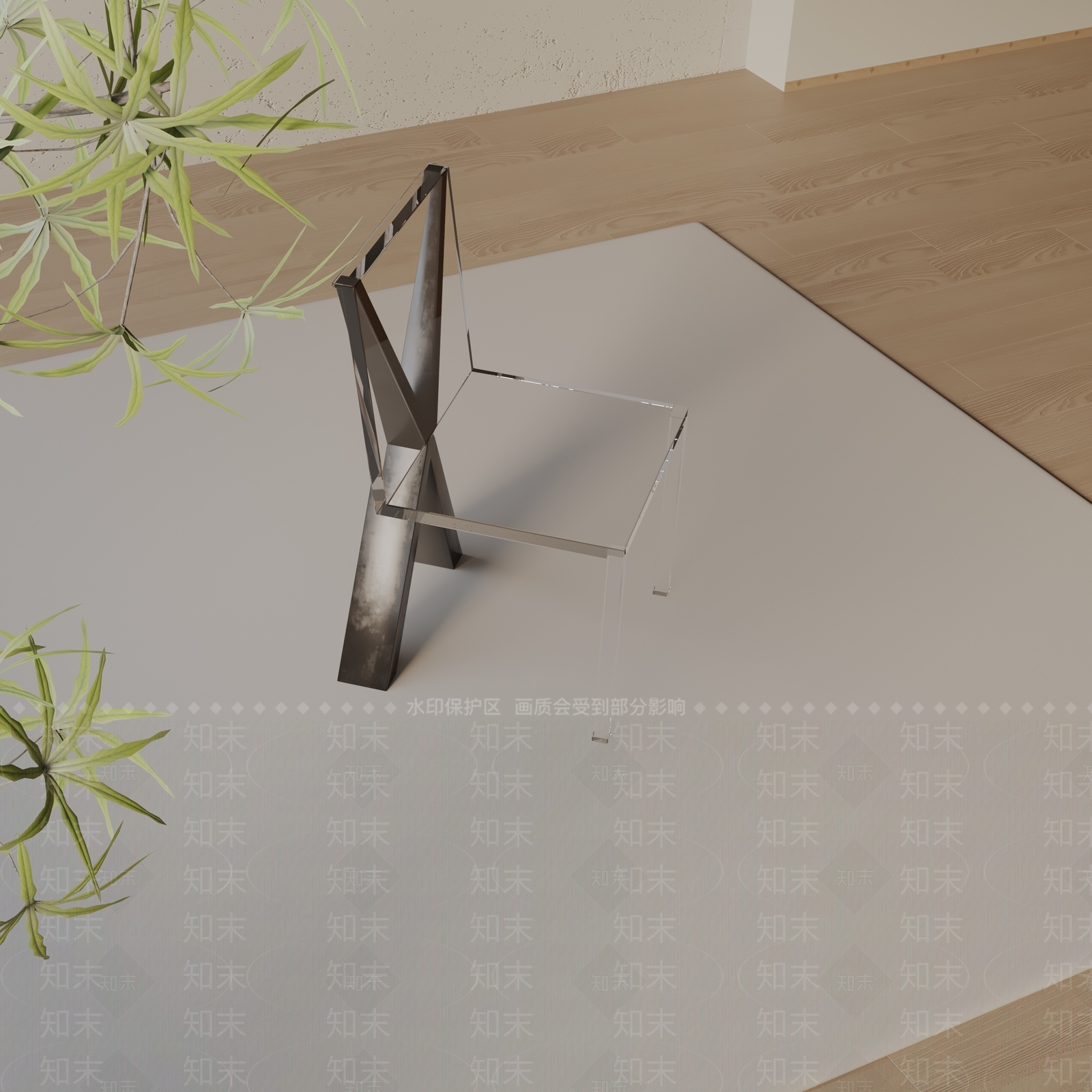 现代餐椅3D模型下载【ID:1197124046】