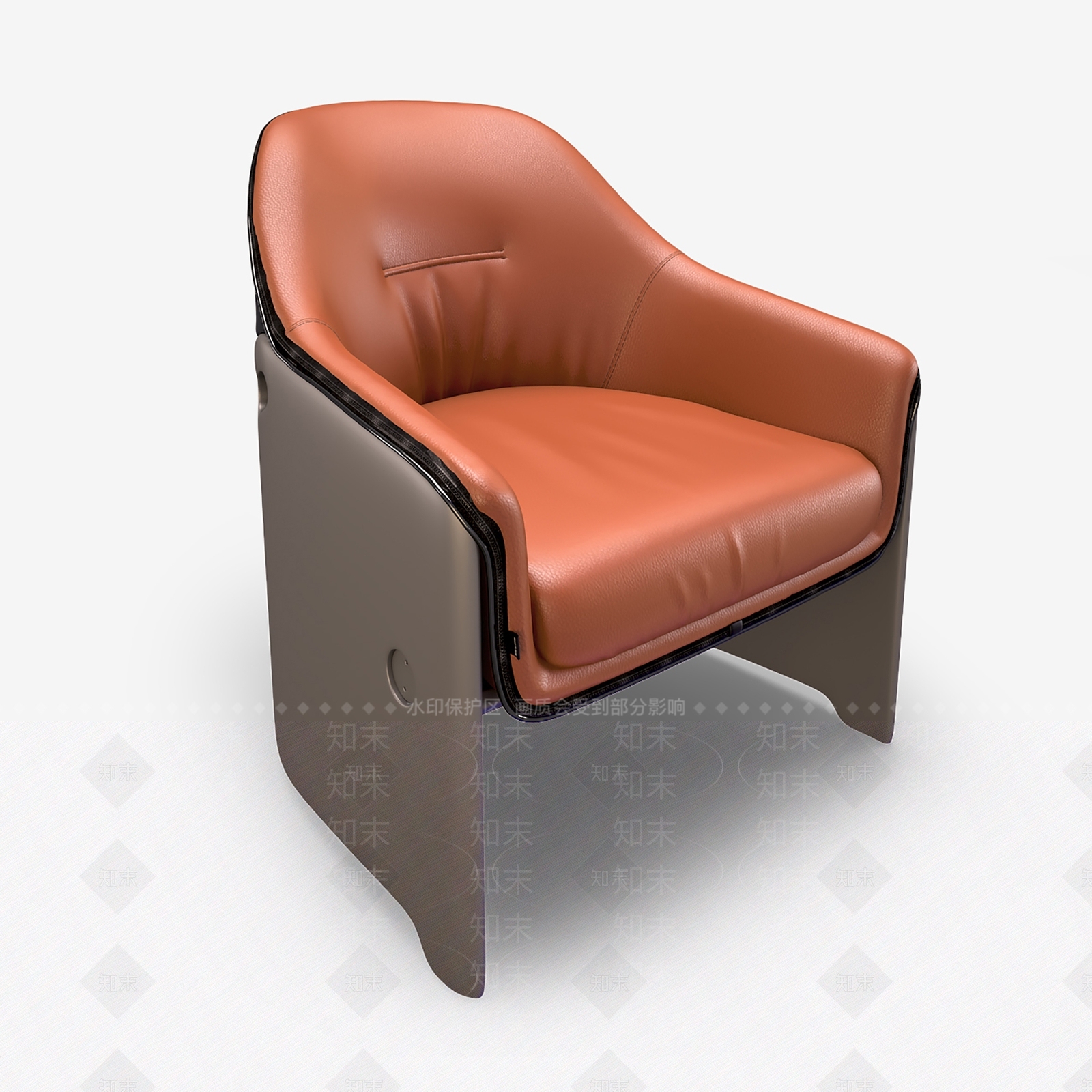 现代新中式休闲椅3D模型下载【ID:1197125823】