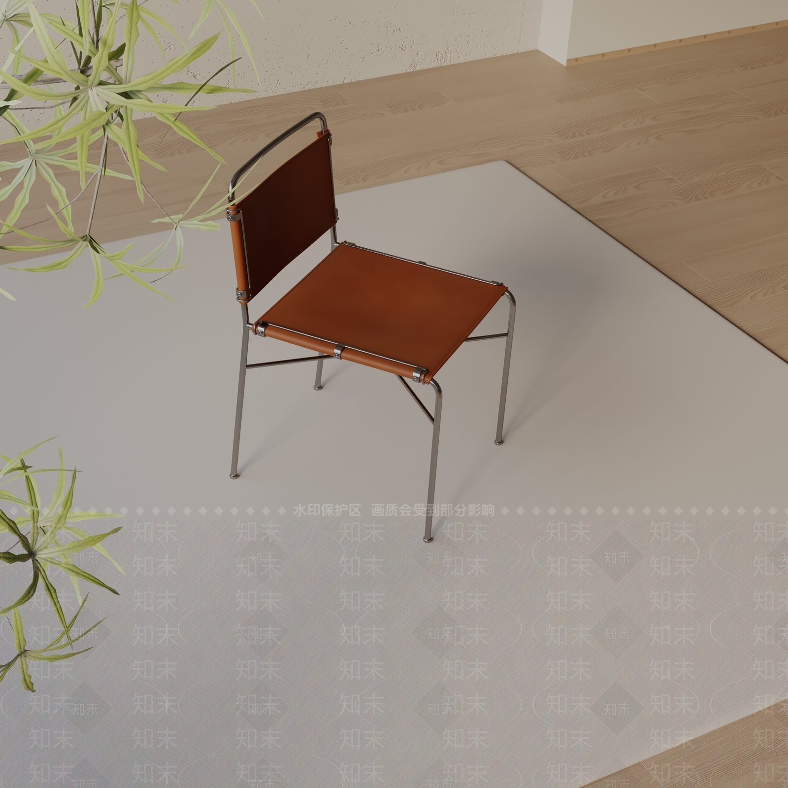 现代餐椅3D模型下载【ID:1197125887】