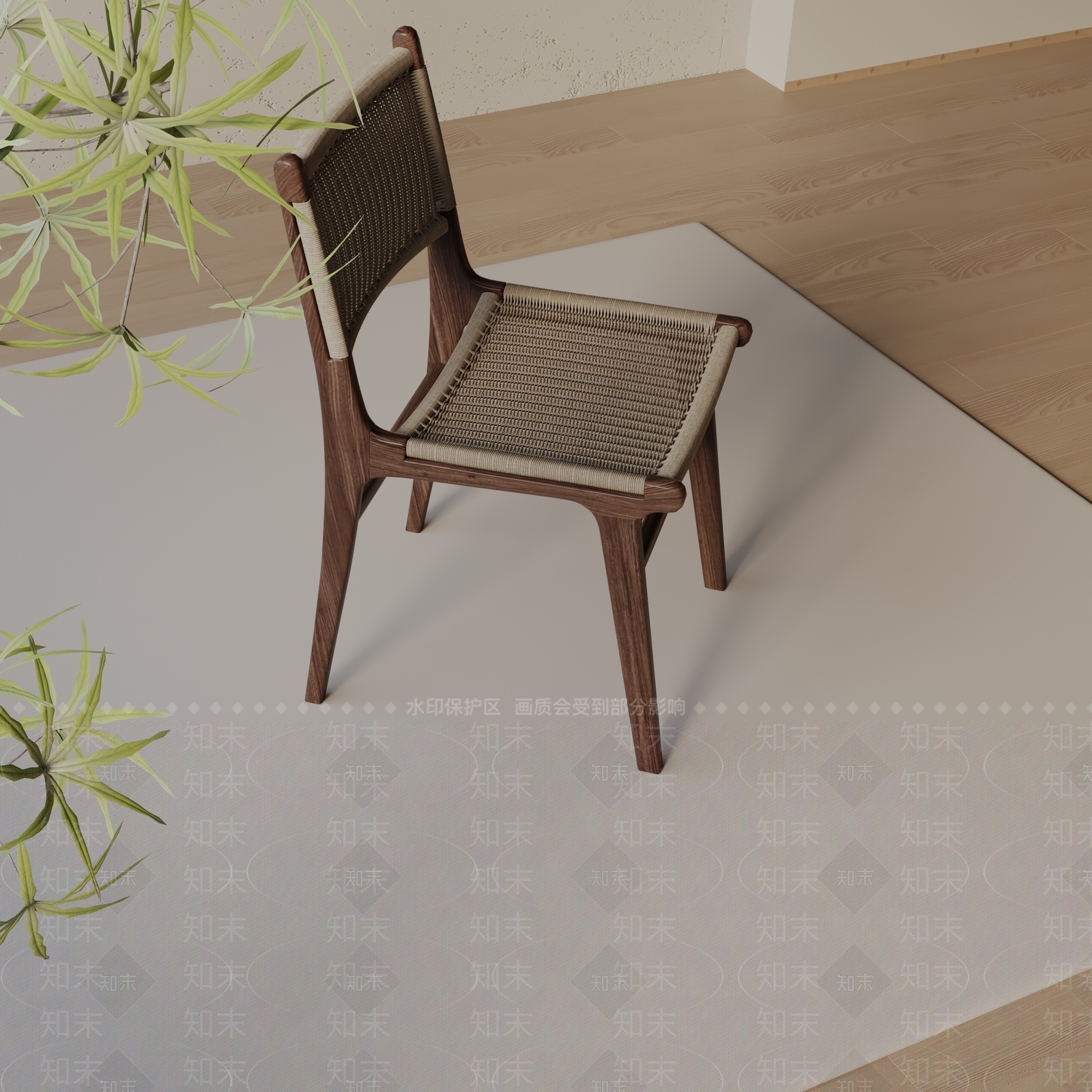 现代餐椅3D模型下载【ID:1197128216】