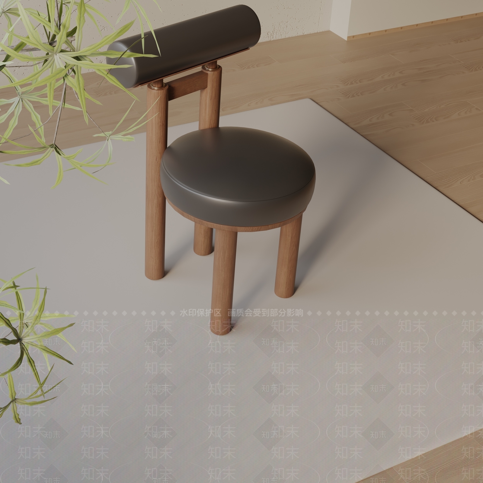 现代餐椅3D模型下载【ID:1197128511】
