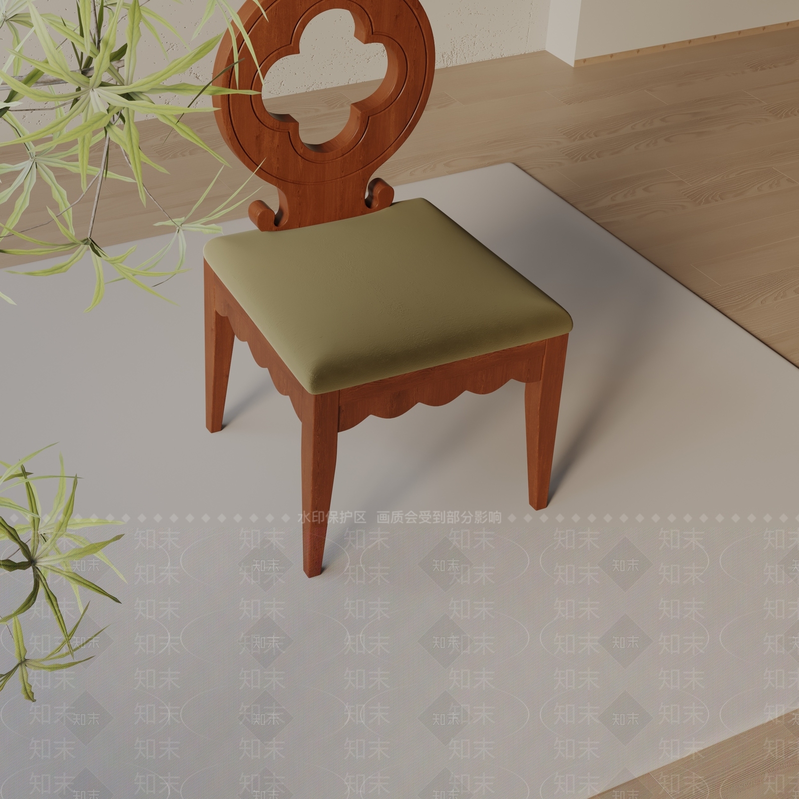 现代餐椅3D模型下载【ID:1197128852】