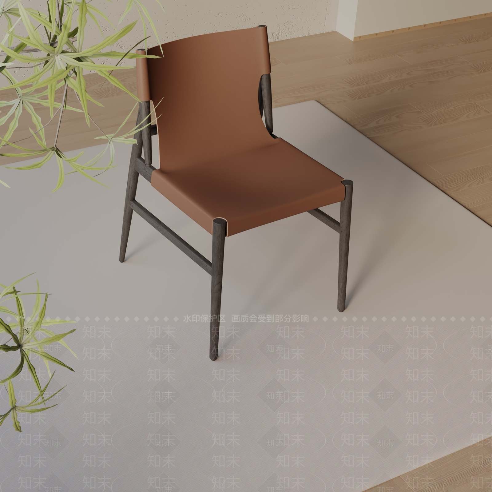 现代餐椅3D模型下载【ID:1197129090】