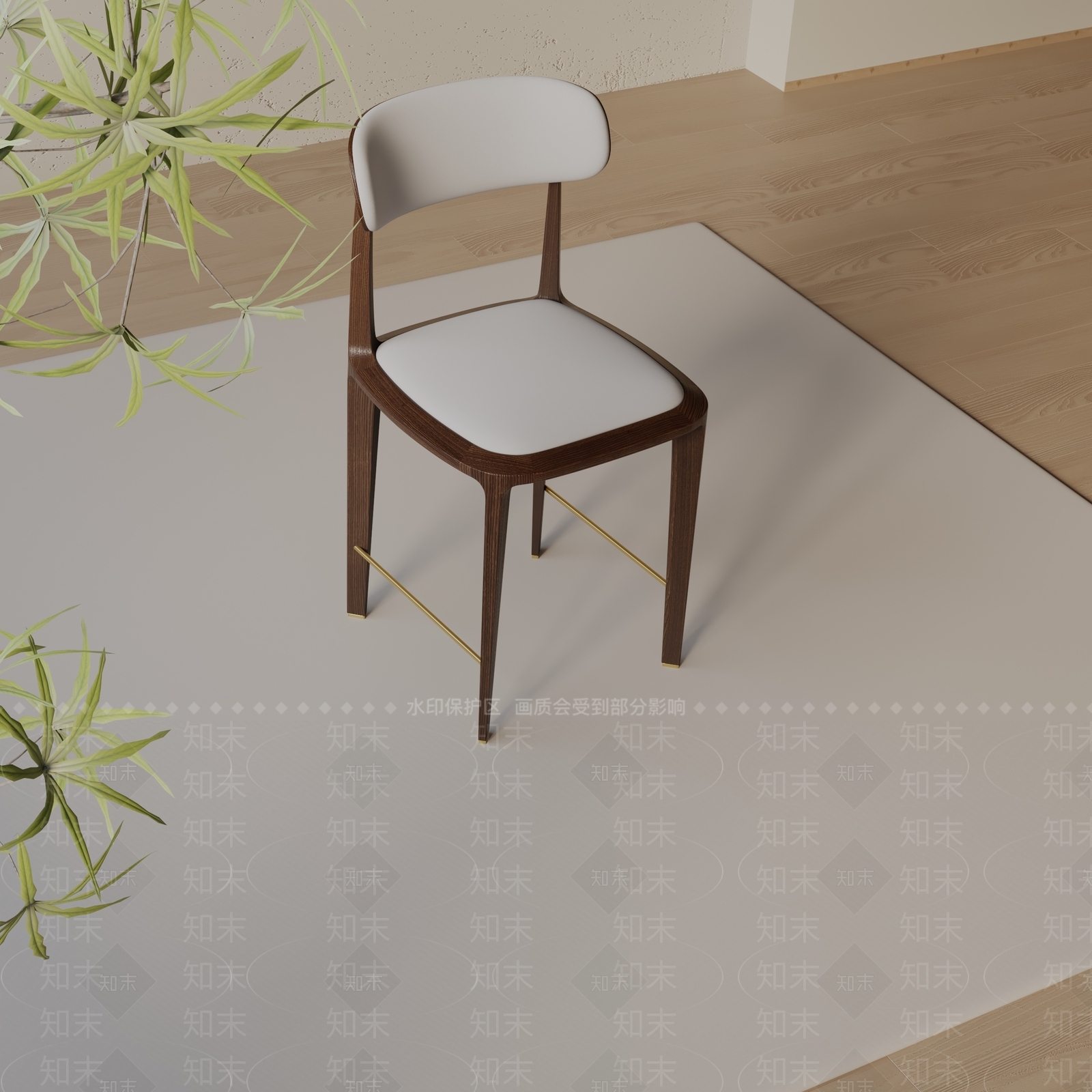 现代餐椅3D模型下载【ID:1197130440】