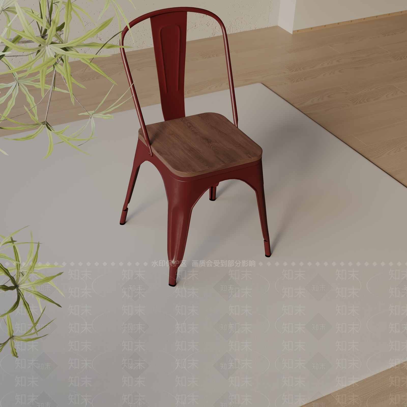 现代餐椅3D模型下载【ID:1197133109】