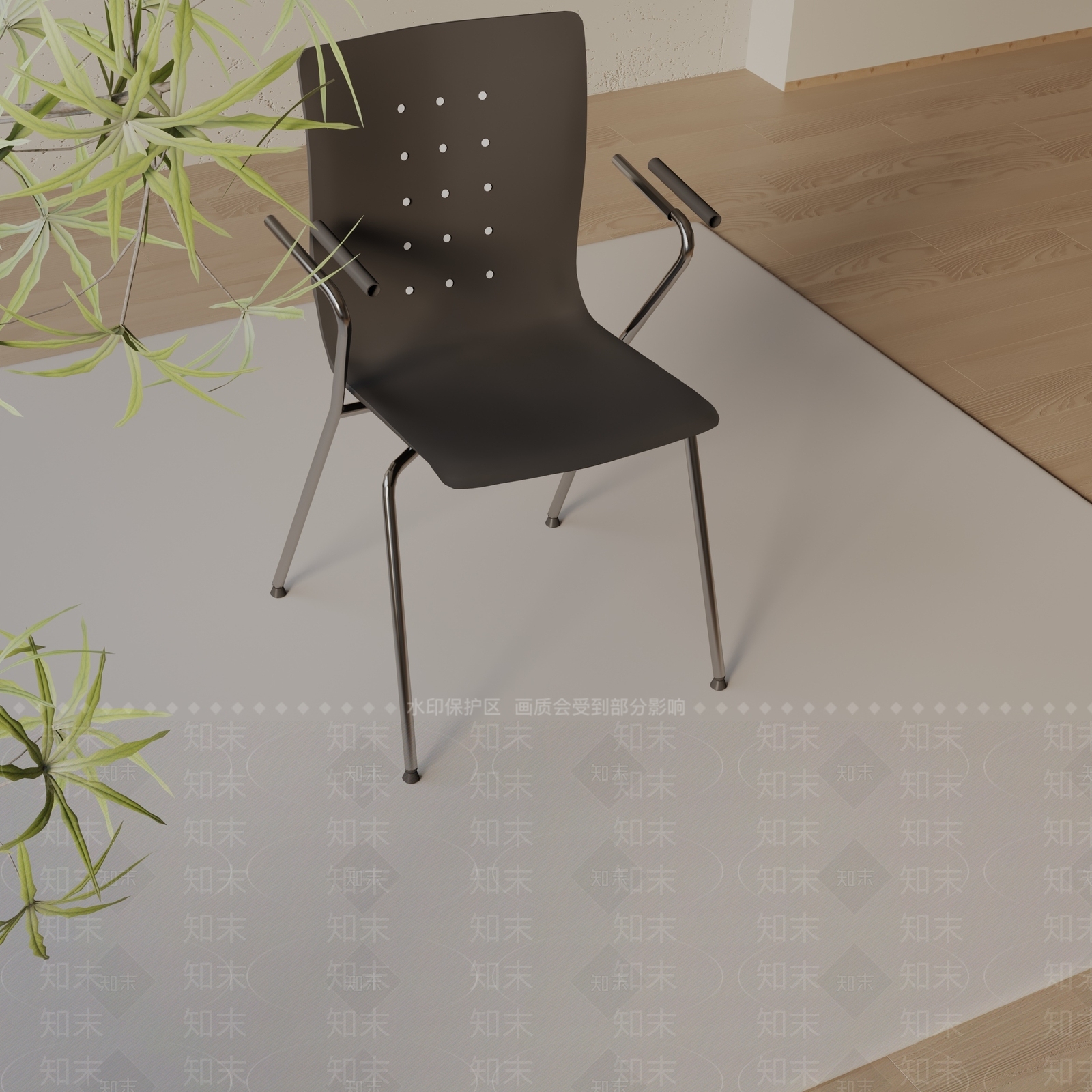 现代餐椅3D模型下载【ID:1197133432】