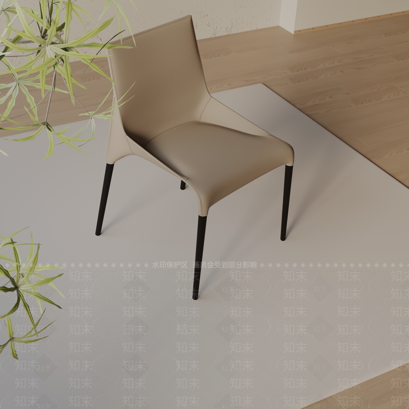 现代餐椅3D模型下载【ID:1197133666】