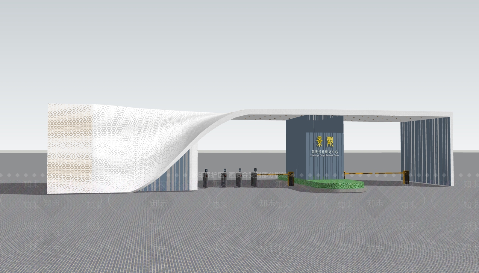 现代小公建SU模型下载【ID:1197137026】