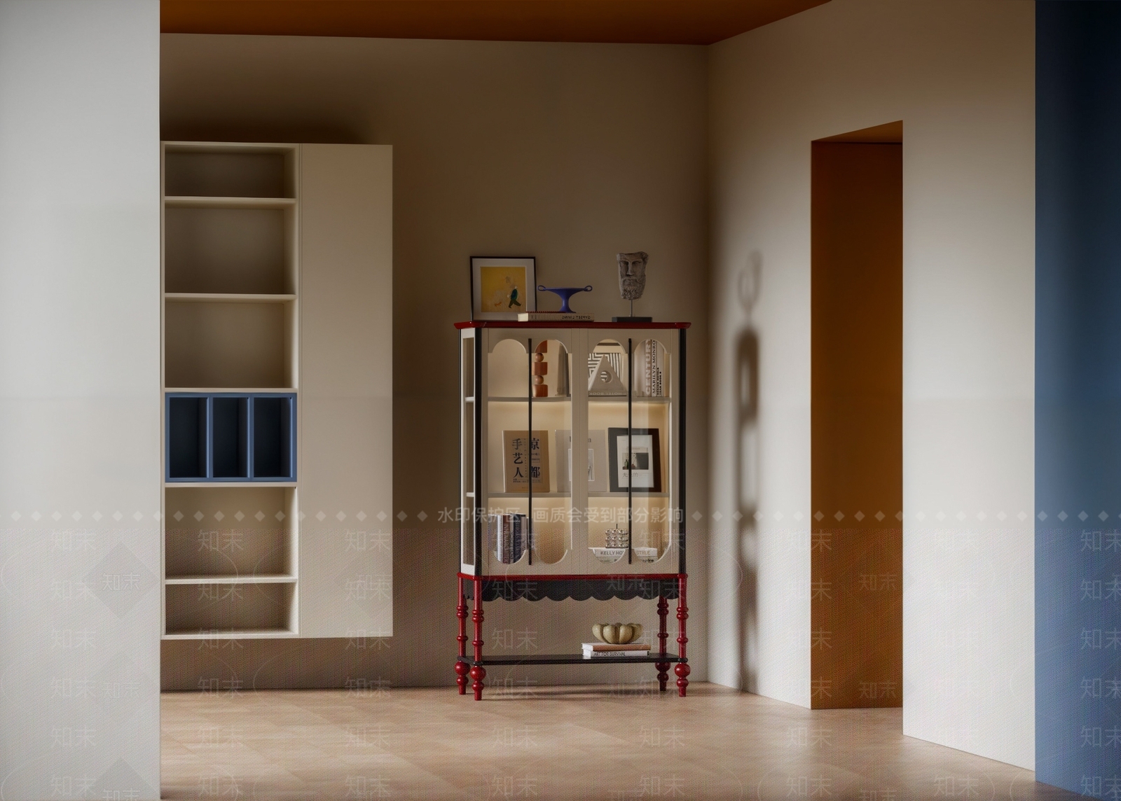 中古简约储物柜SU模型下载【ID:1197144653】