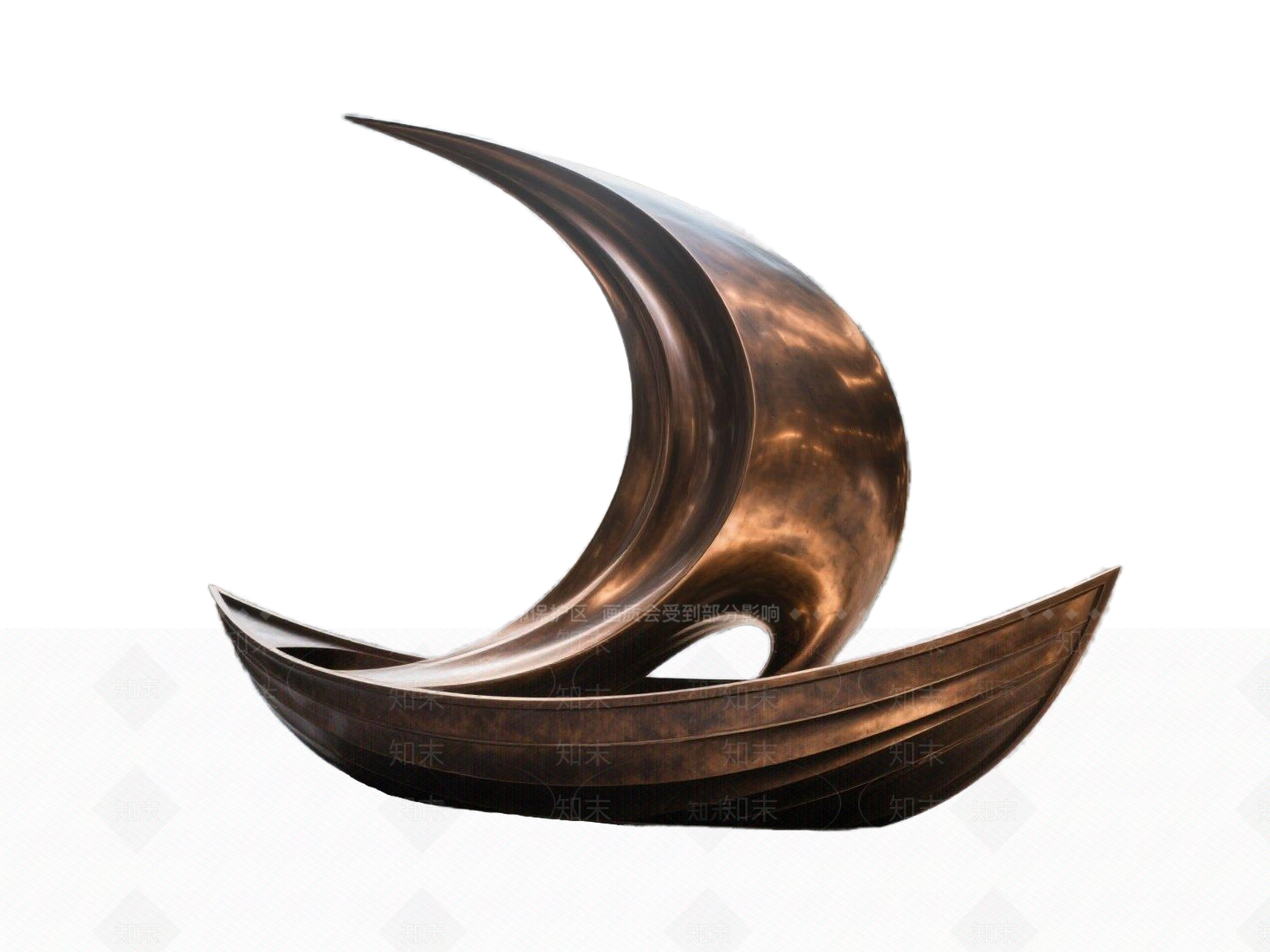 现代简约雕塑小品SU模型下载【ID:1197146616】