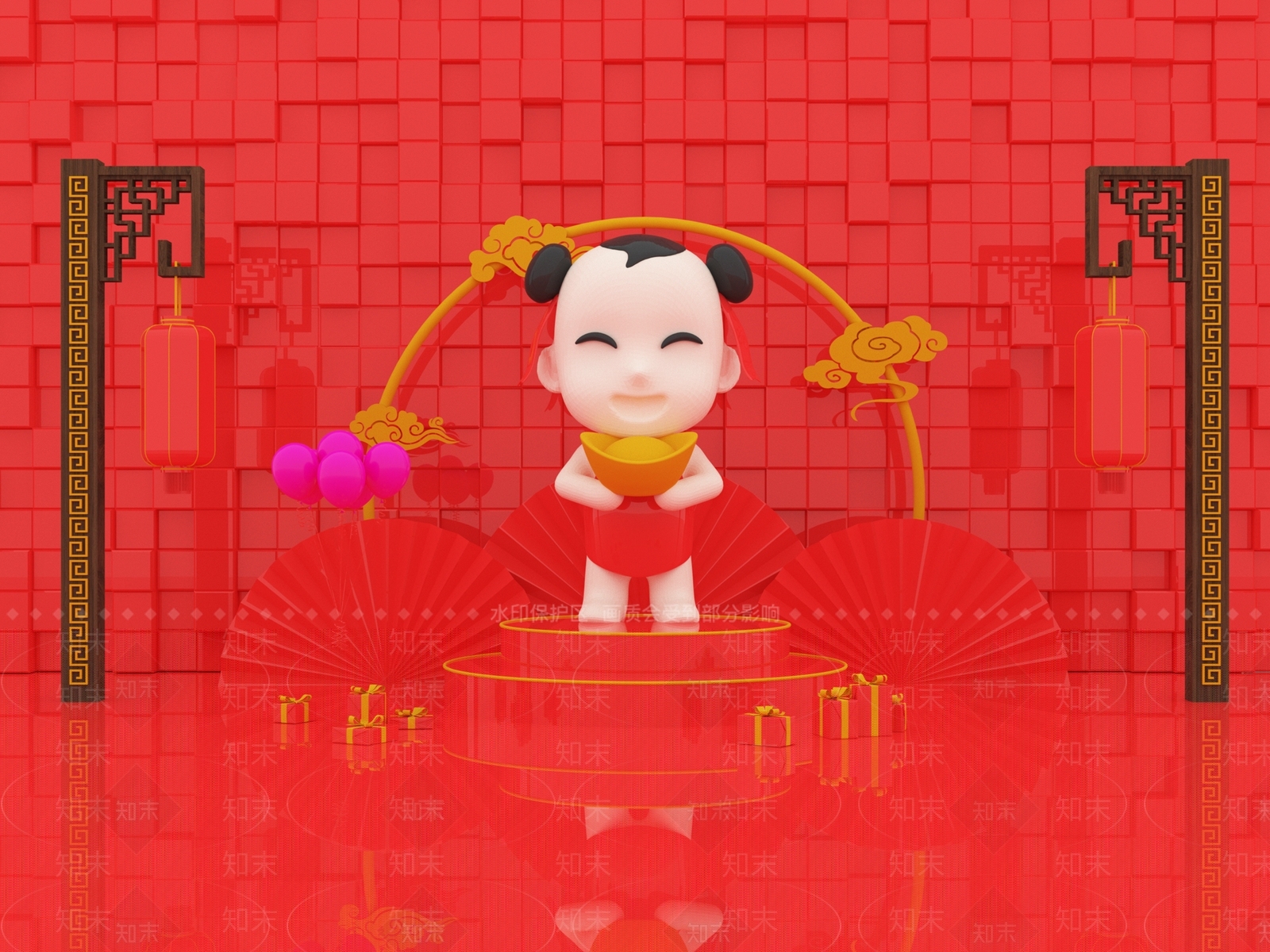 虚拟人物3D模型下载【ID:1197156460】