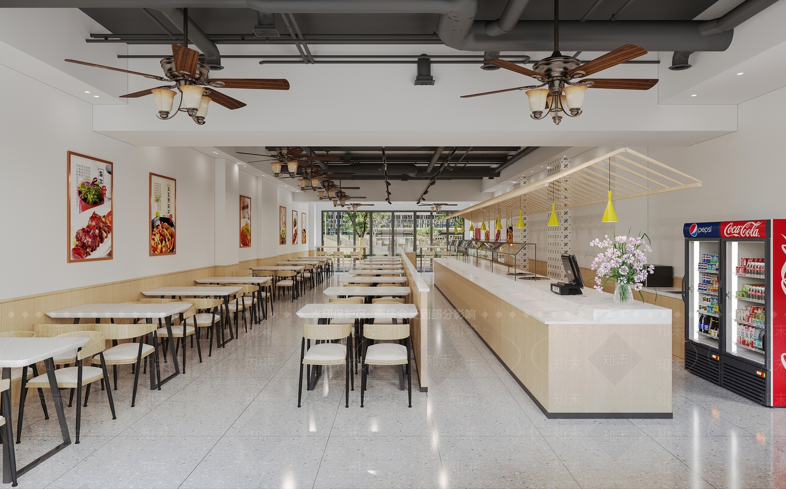 现代快餐店3D模型下载【ID:1197163950】