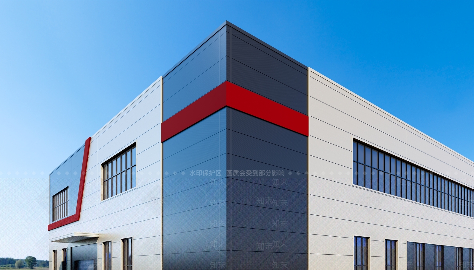 现代厂房SU模型下载【ID:1197196201】