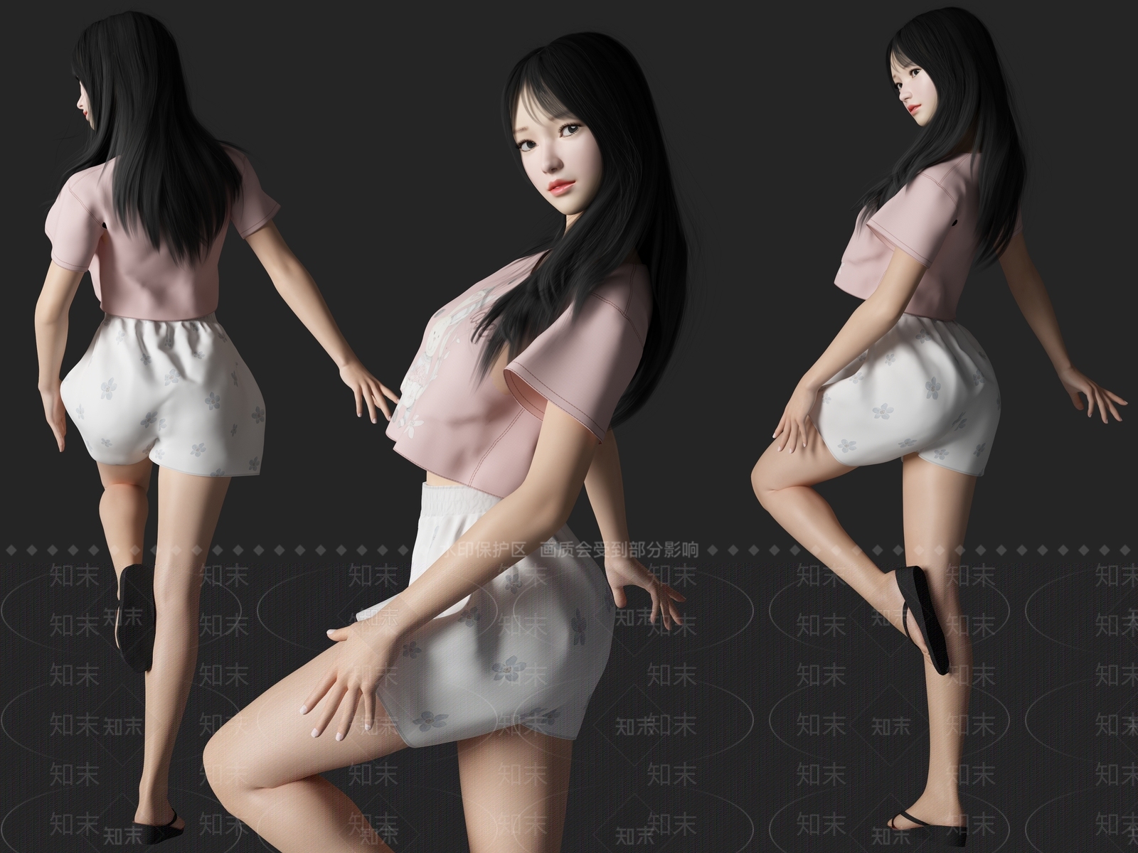 女人3D模型下载【ID:1197196790】