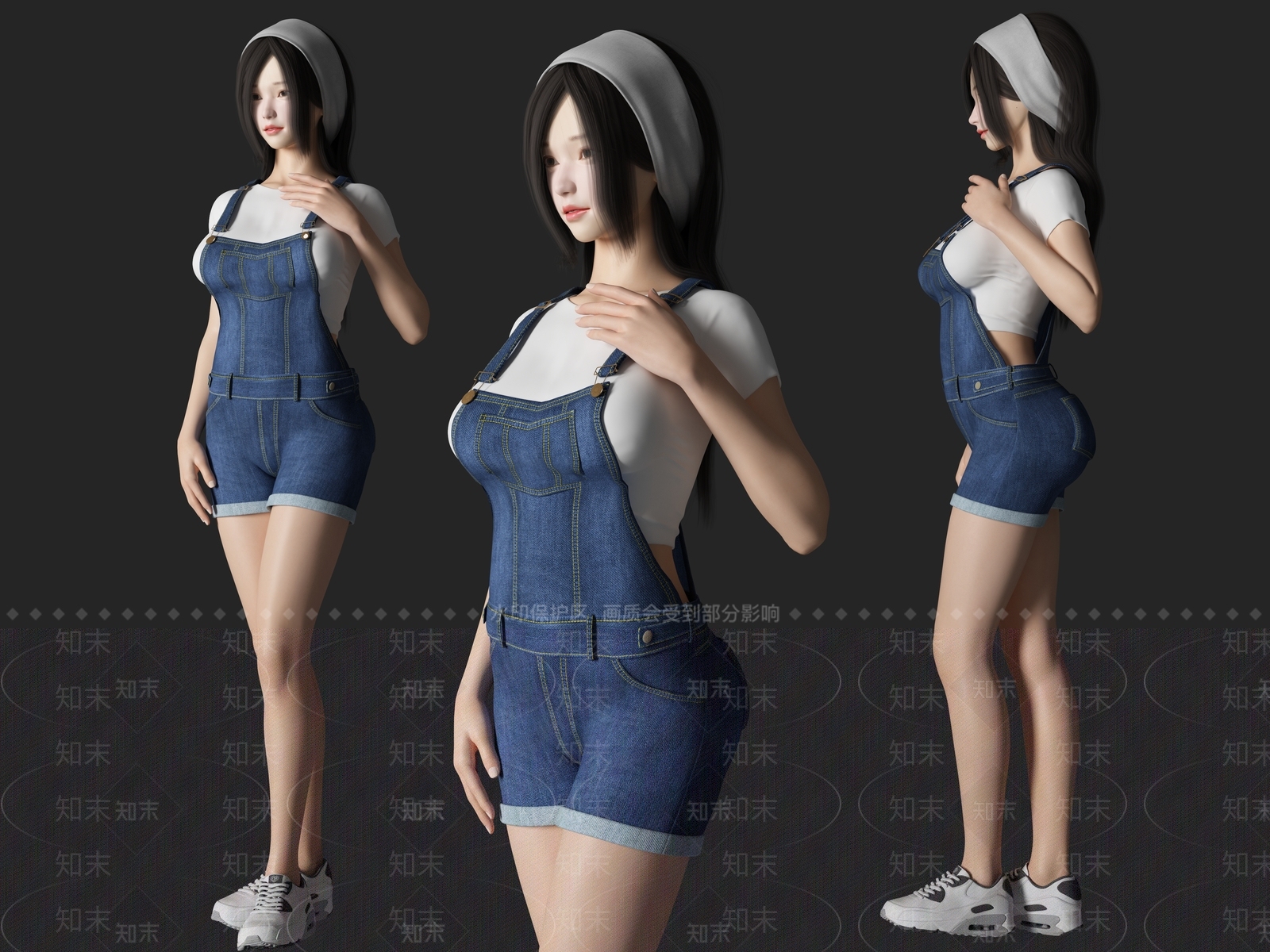 女人3D模型下载【ID:1197196917】