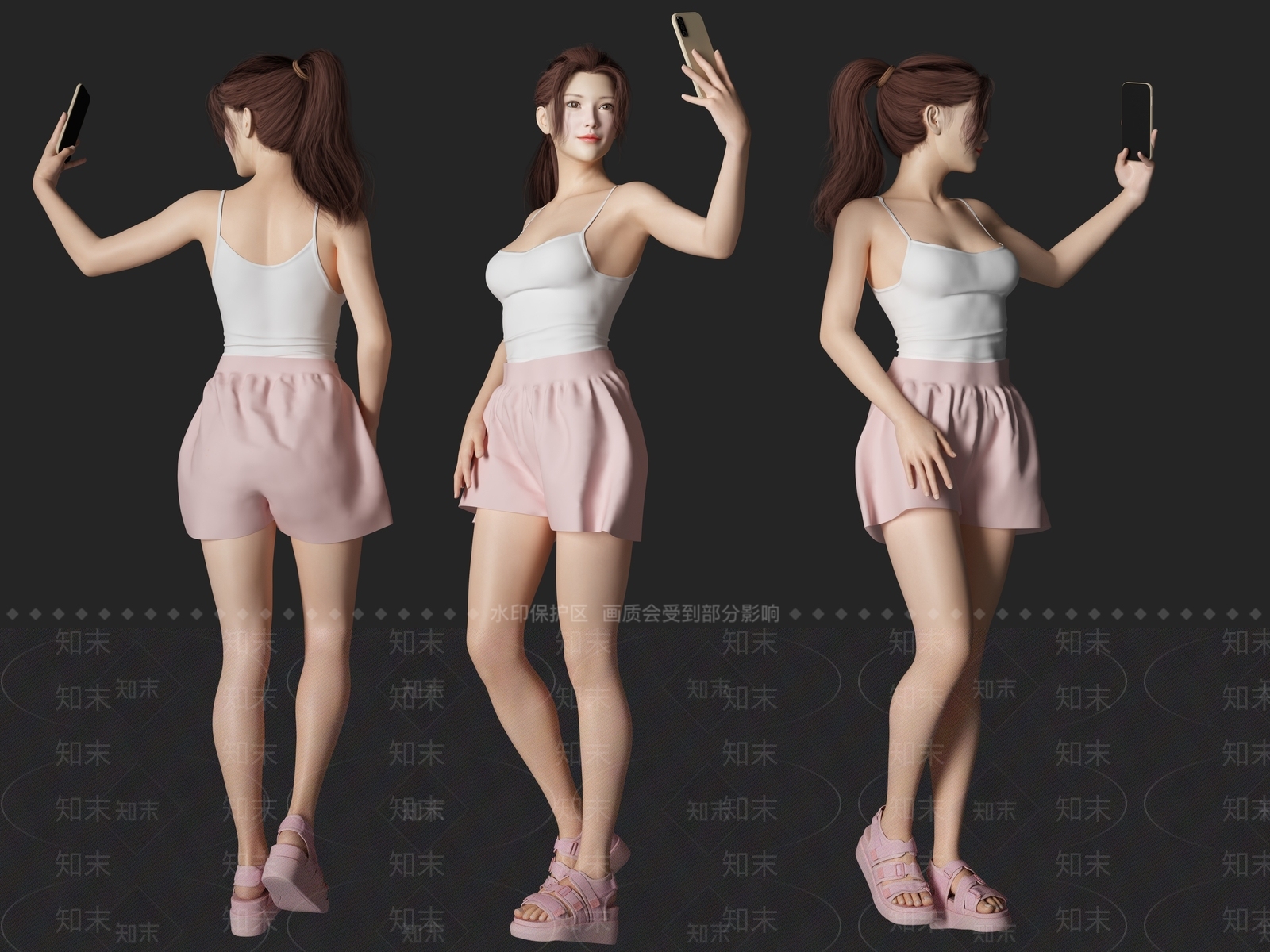 女人3D模型下载【ID:1197198838】