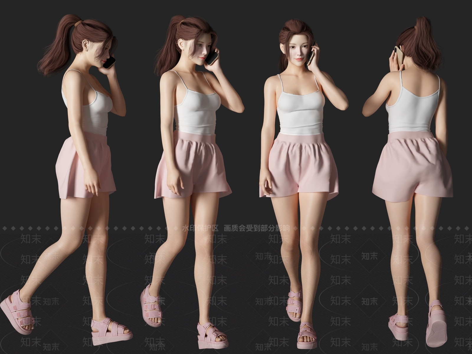 女人3D模型下载【ID:1197198899】