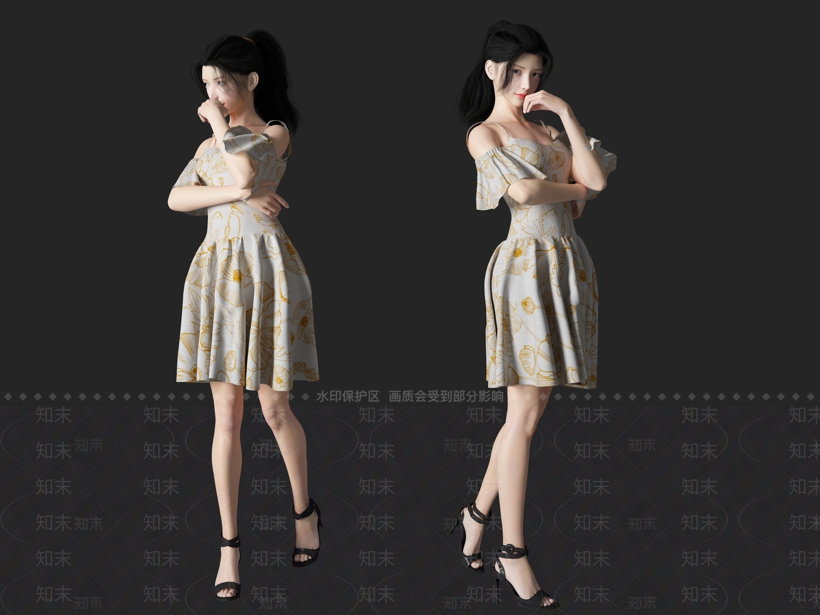 女人3D模型下载【ID:1197199838】