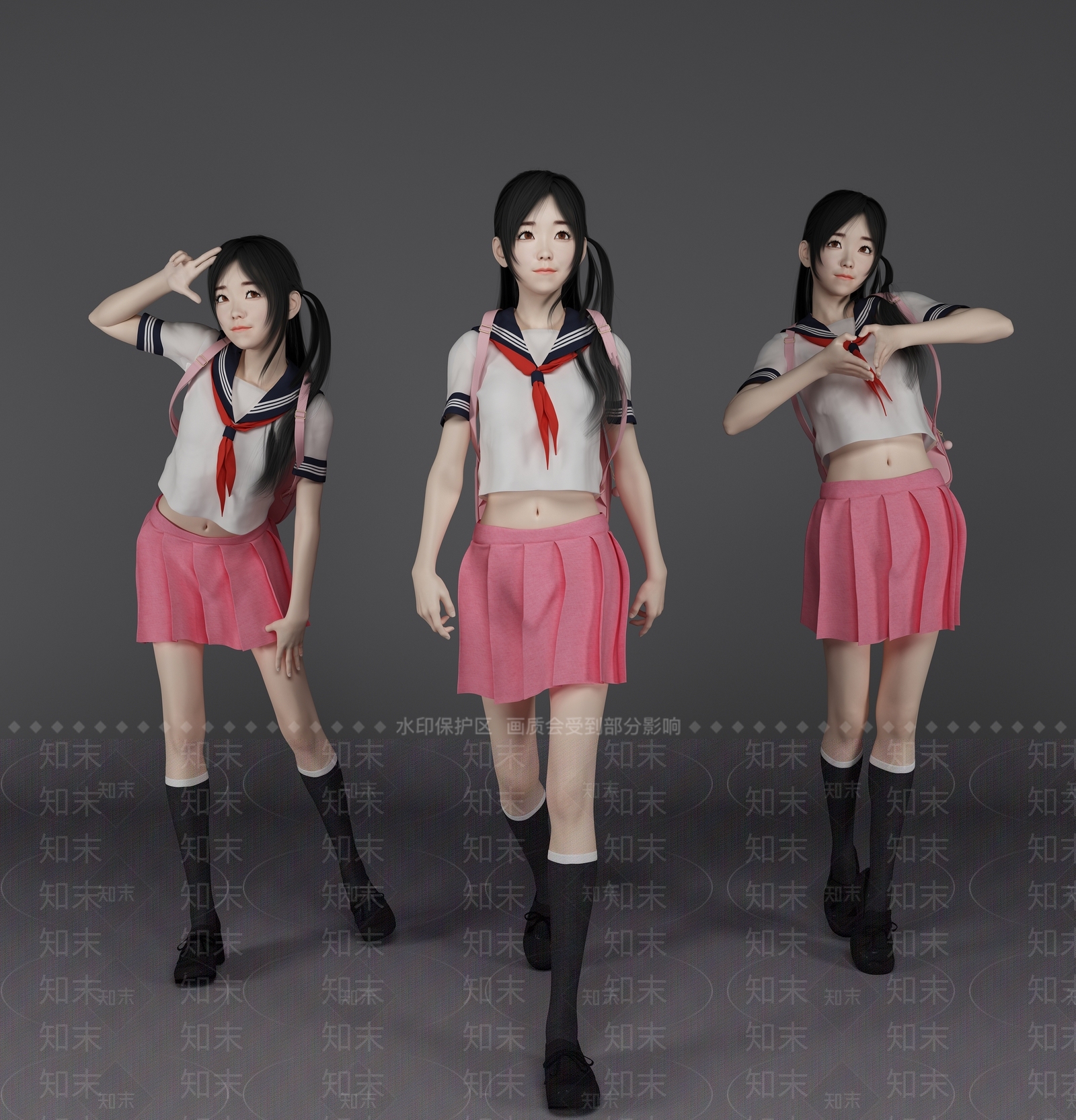 女人3D模型下载【ID:1197202788】