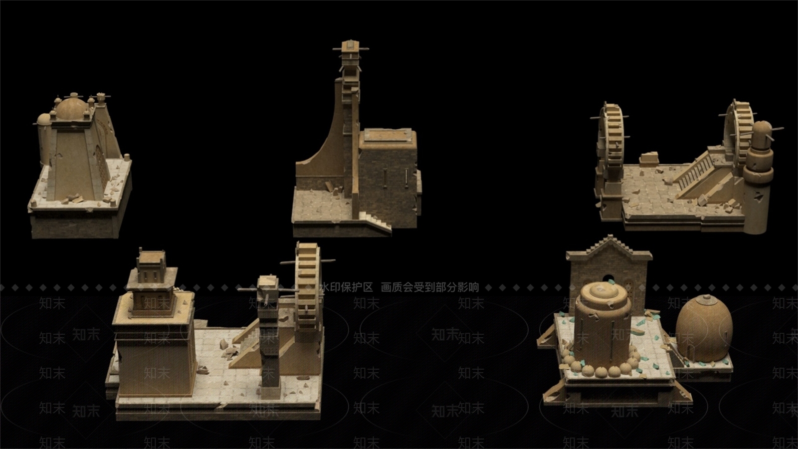 艺术风格建筑3D模型下载【ID:1197207674】