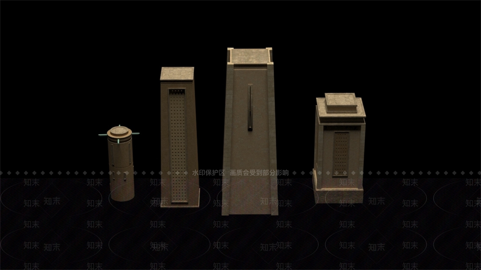 艺术风格建筑3D模型下载【ID:1197207625】