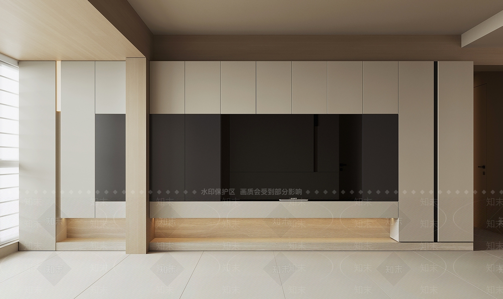 现代电视背景墙3D模型下载【ID:1197208398】