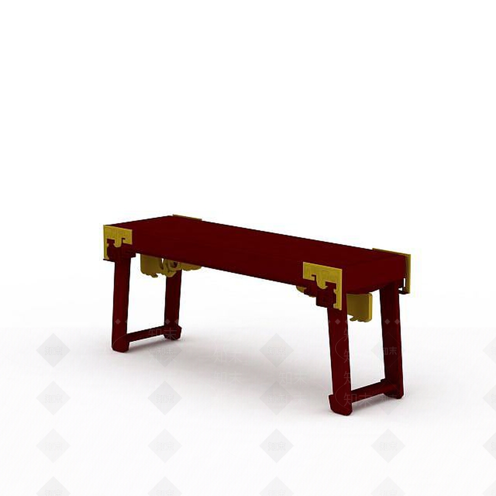 现代红木凳子3D模型下载【ID:1197207847】