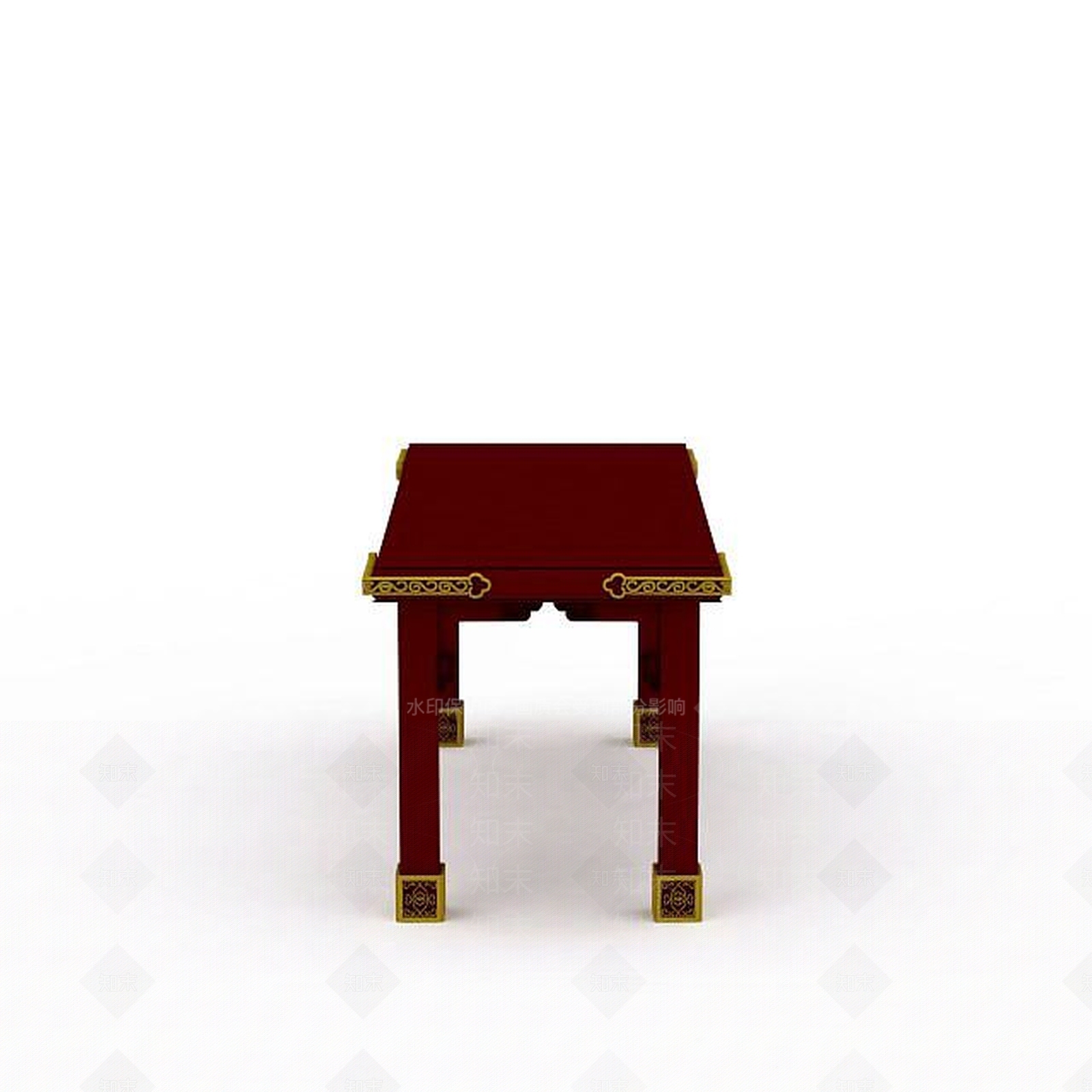 现代红木凳子3D模型下载【ID:1197207984】
