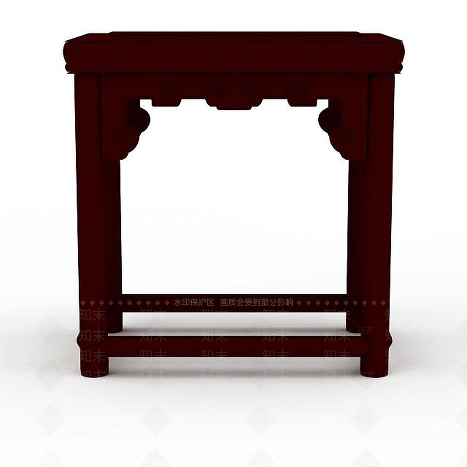 中式桌几3D模型下载【ID:1197208041】