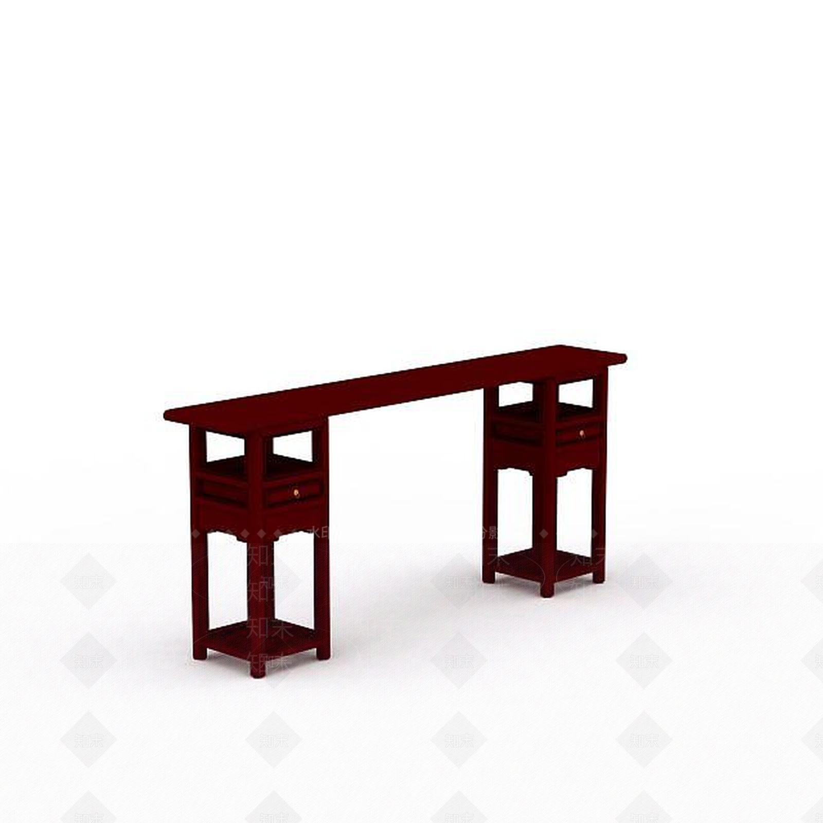 现代办公室桌几3D模型下载【ID:1197208120】