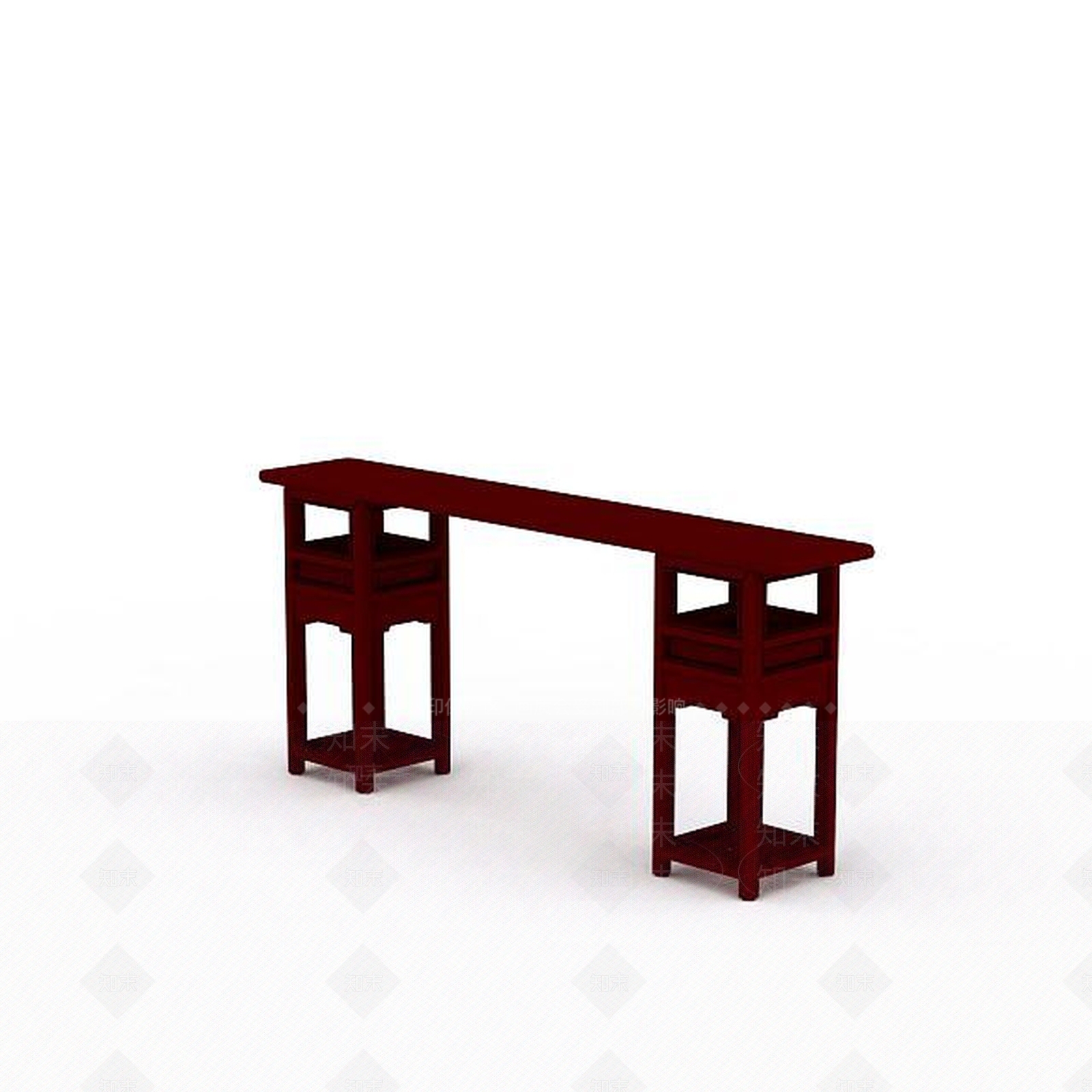 现代办公室桌几3D模型下载【ID:1197208120】