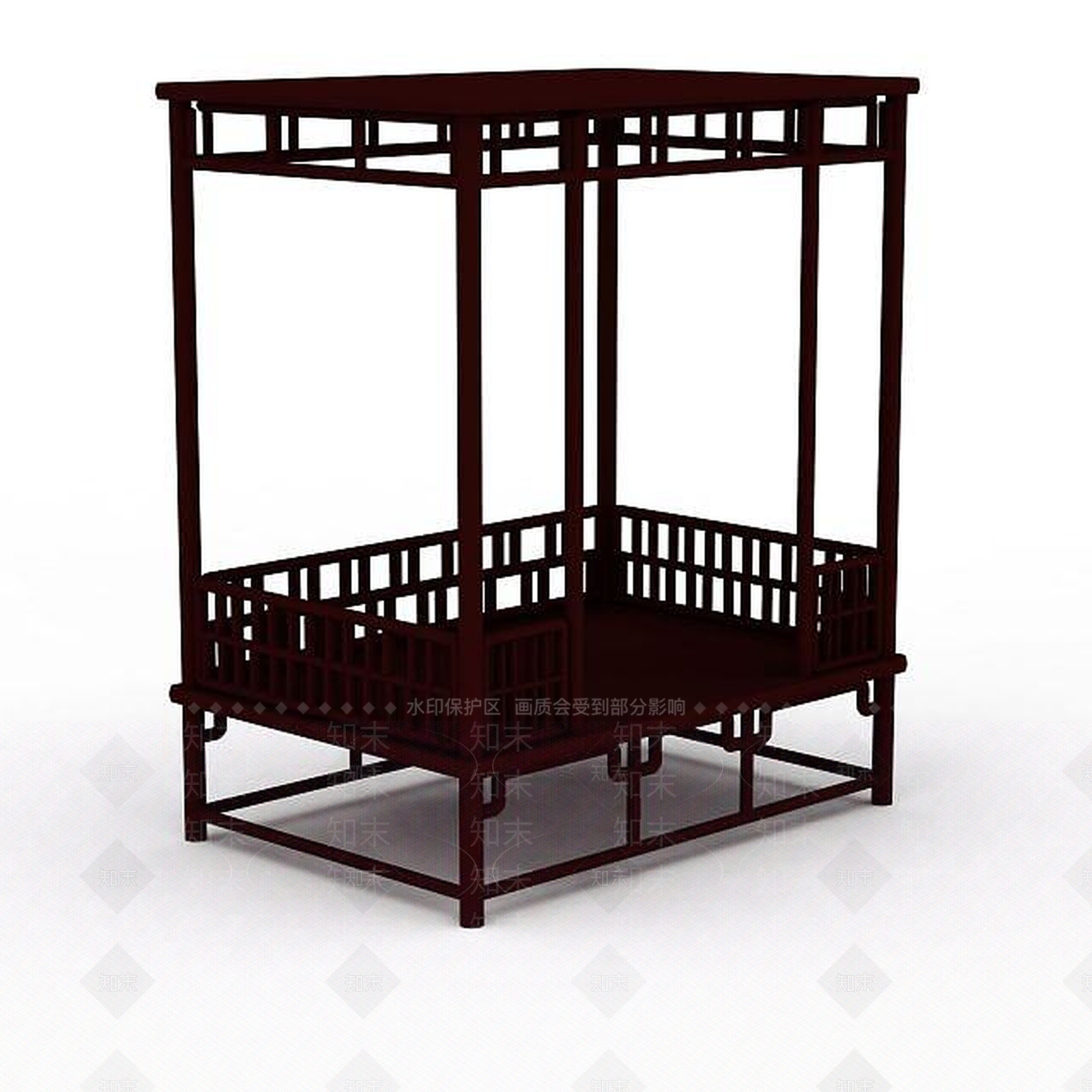 中式家具3D模型下载【ID:1197208154】