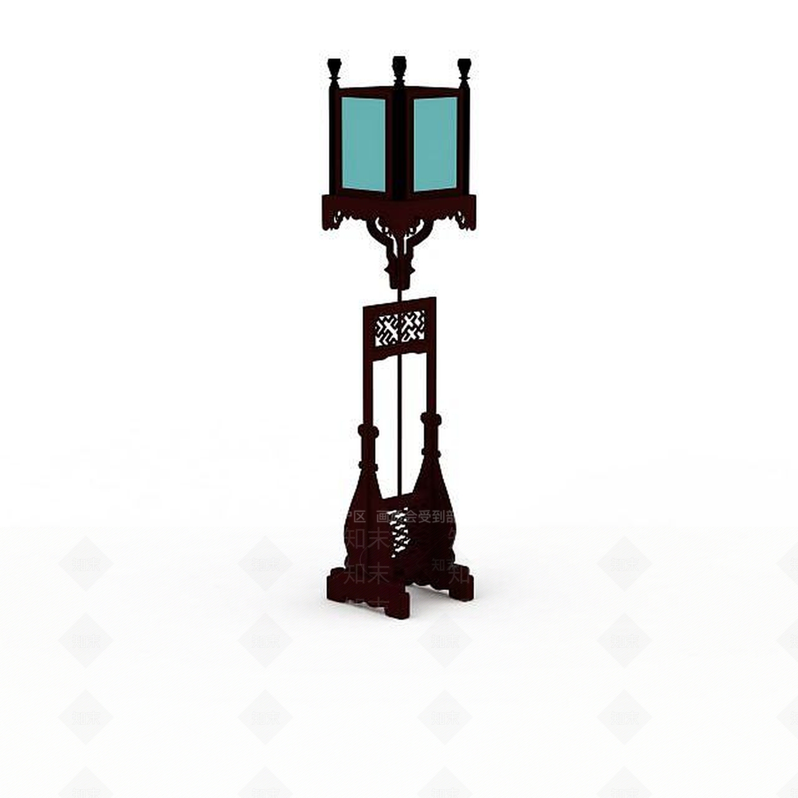 现代古代灯具3D模型下载【ID:1197208249】