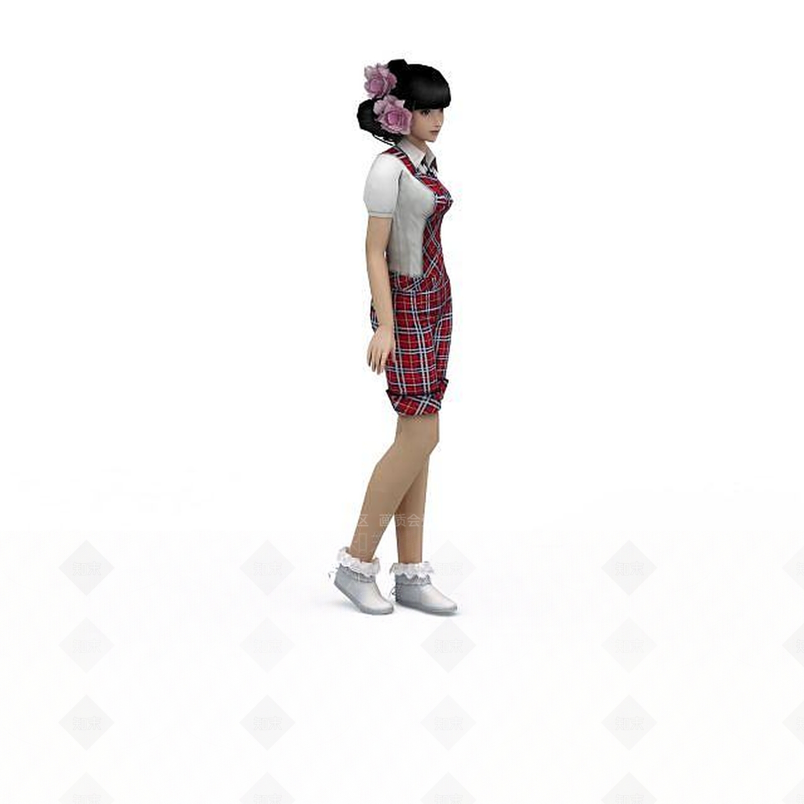 现代纯朴女人3D模型下载【ID:1197208984】