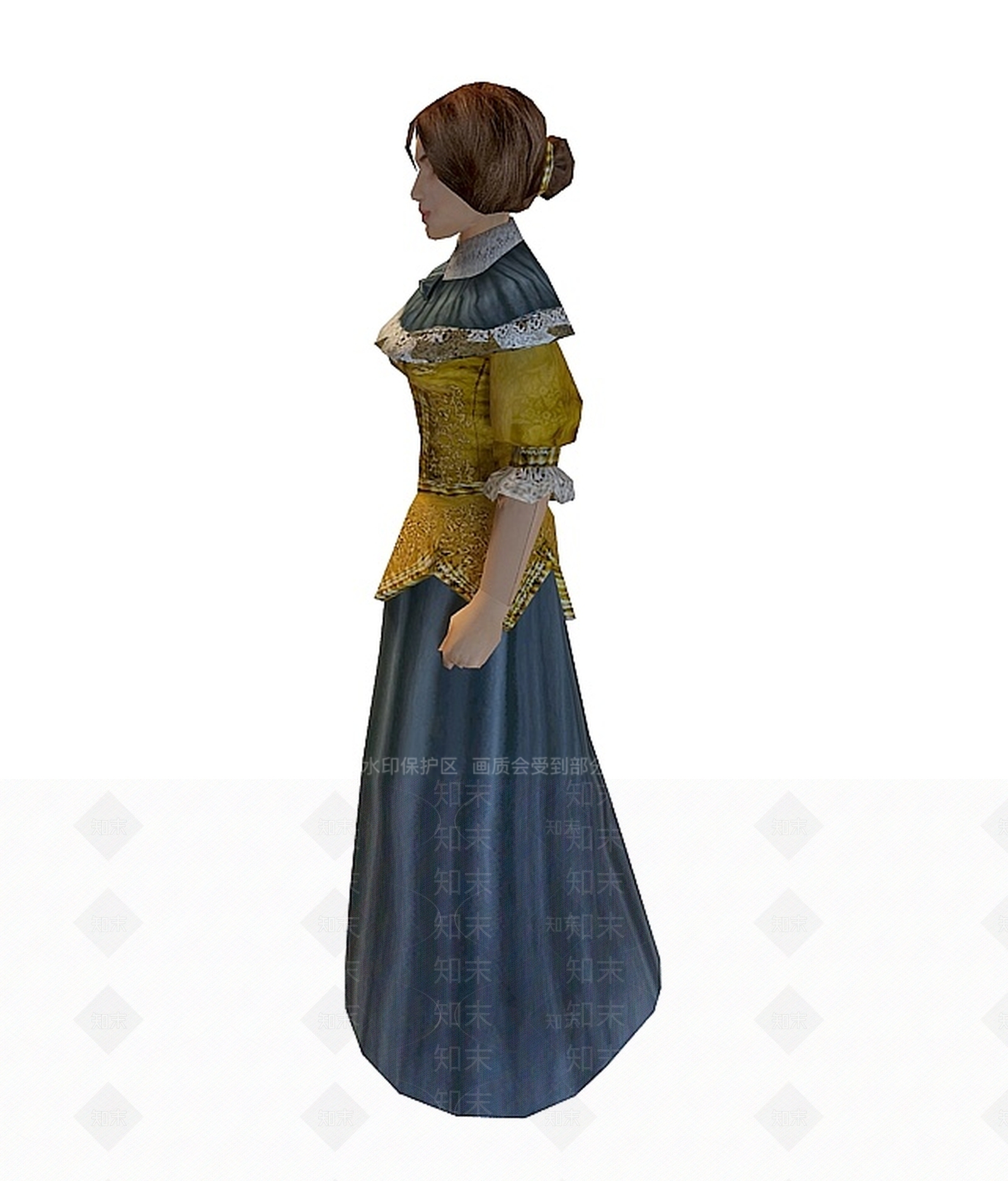 现代外国妇女3D模型下载【ID:1197210081】