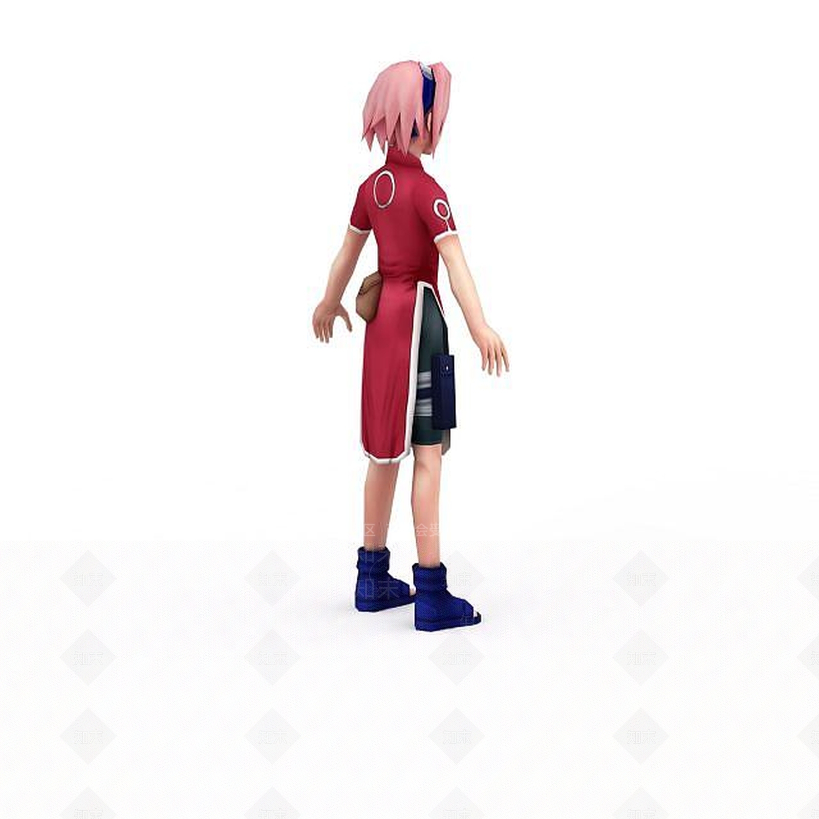 现代火影忍者小樱3D模型下载【ID:1197210677】