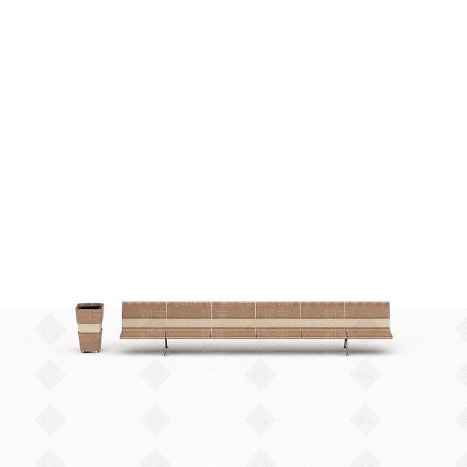 现代园林椅子3D模型下载【ID:1197211169】