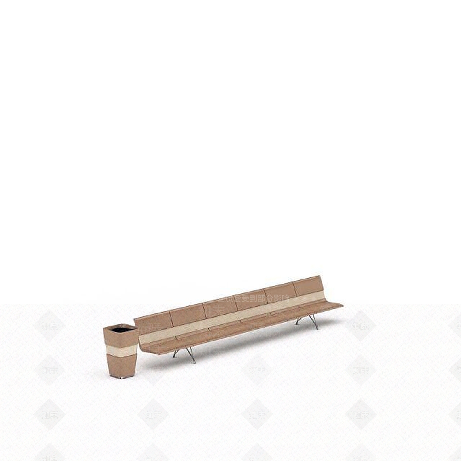 现代园林椅子3D模型下载【ID:1197211169】