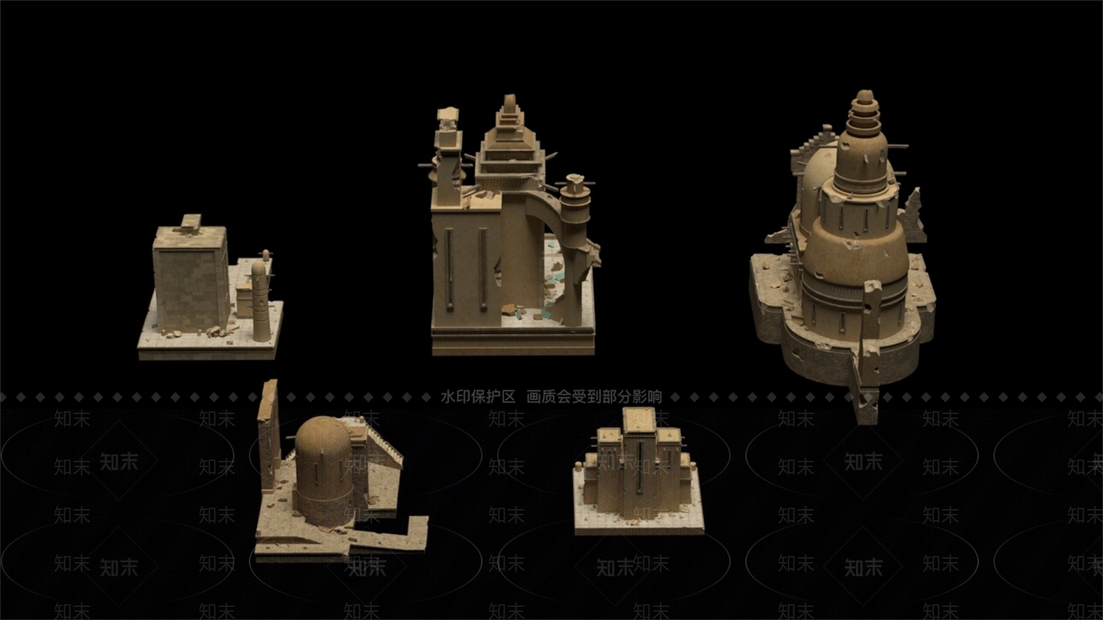 中古风格建筑SU模型下载【ID:1197211417】