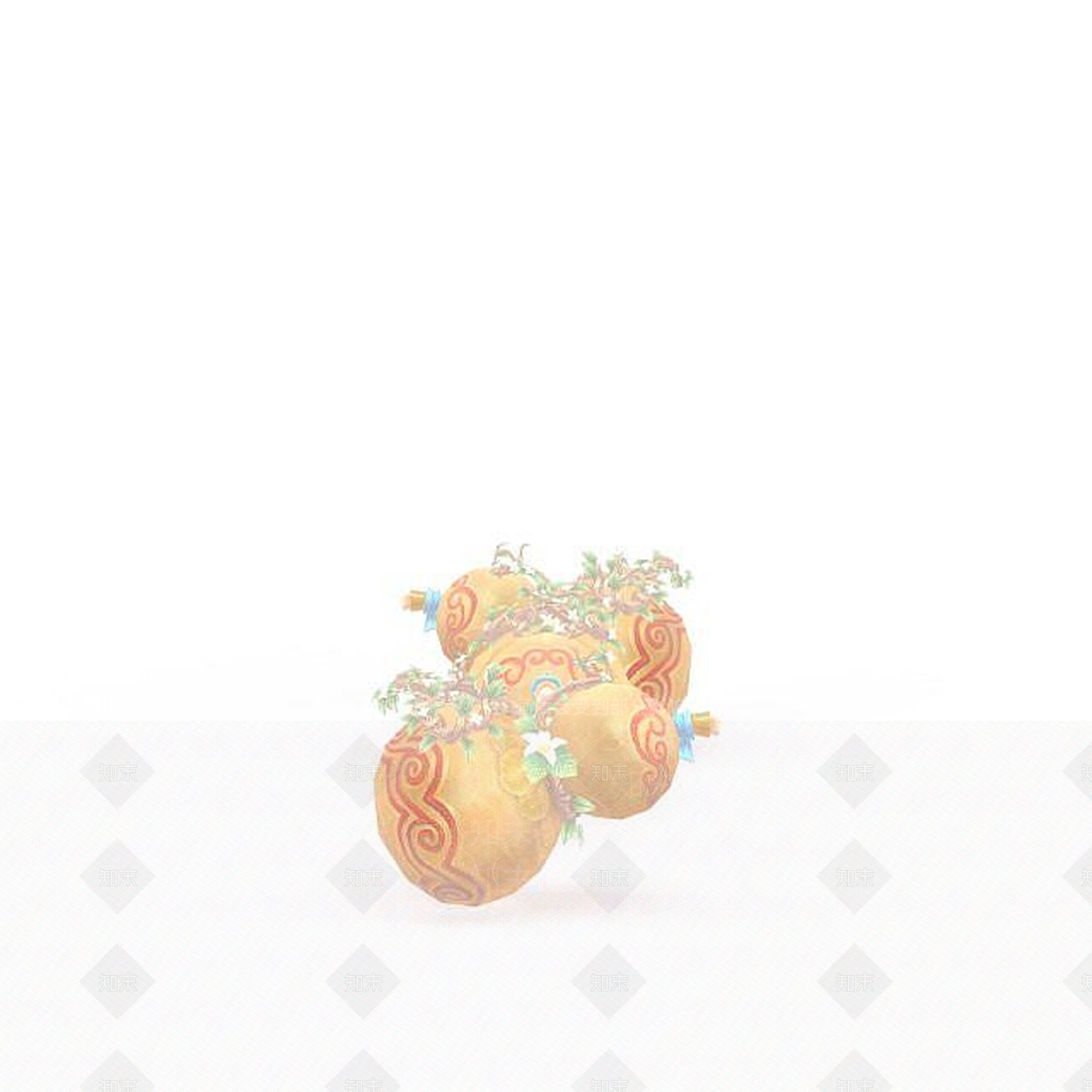 现代游戏人鱼传说葫芦素材3D模型下载【ID:1197211932】