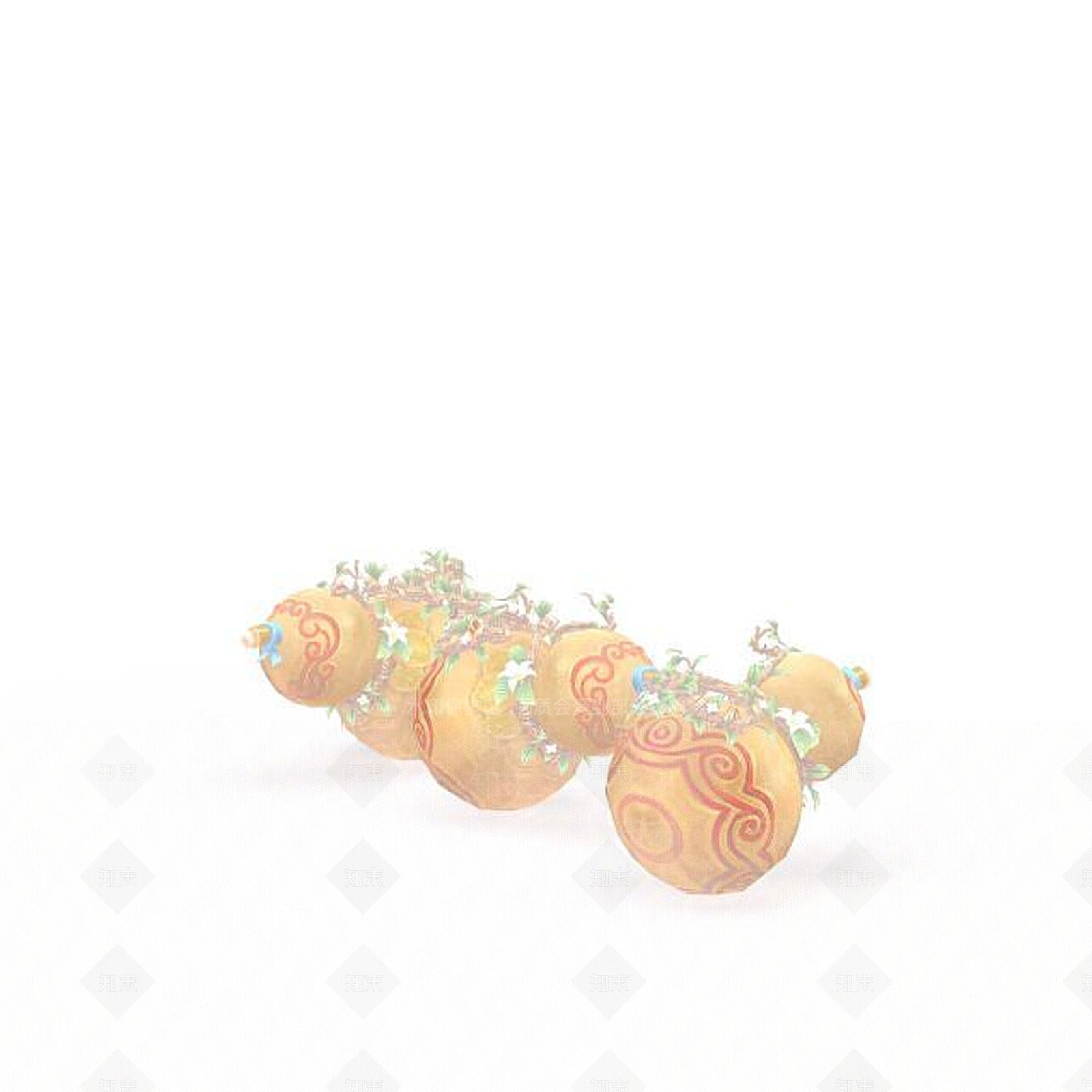 现代游戏人鱼传说葫芦素材3D模型下载【ID:1197211932】