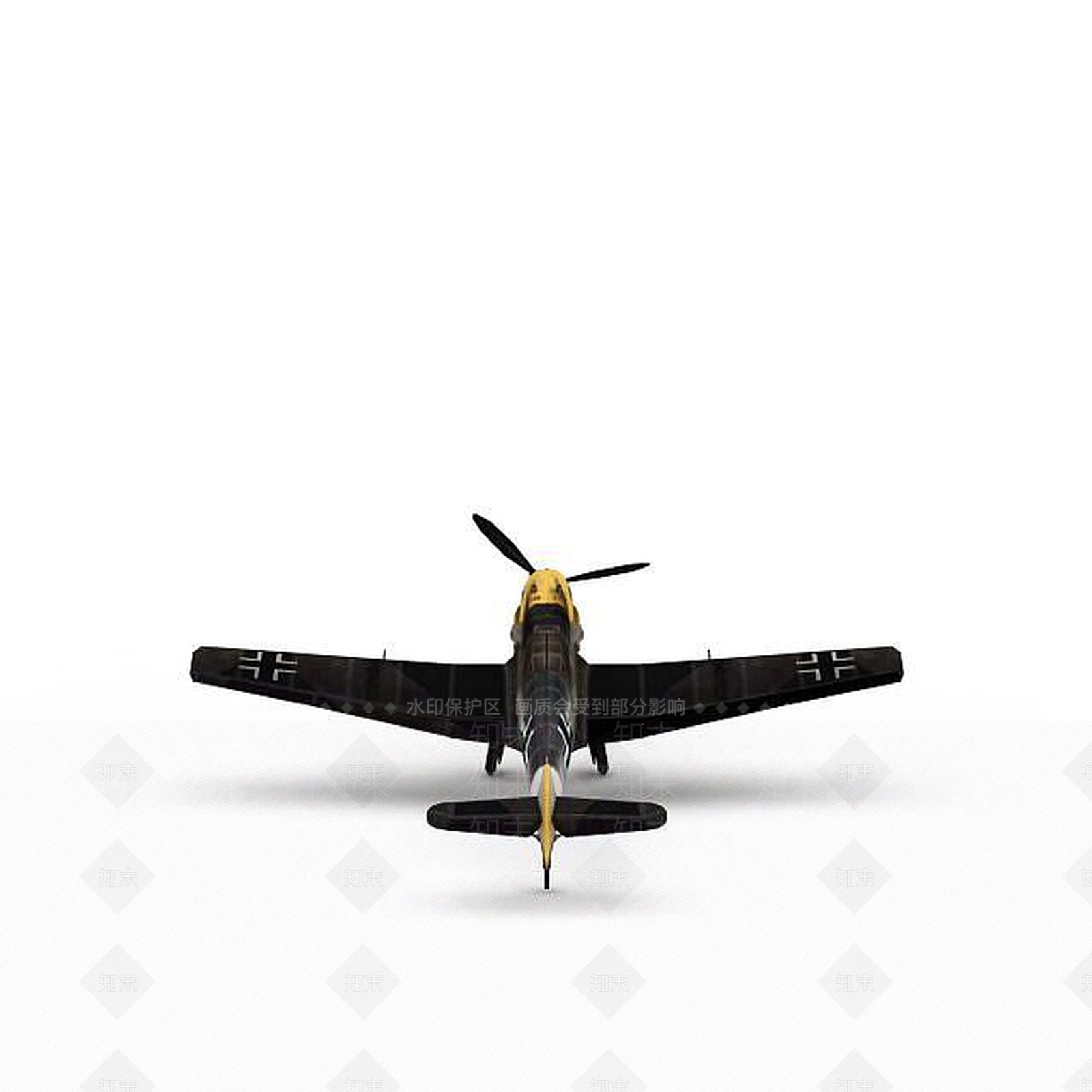 现代螺旋桨战斗机3D模型下载【ID:1197212257】