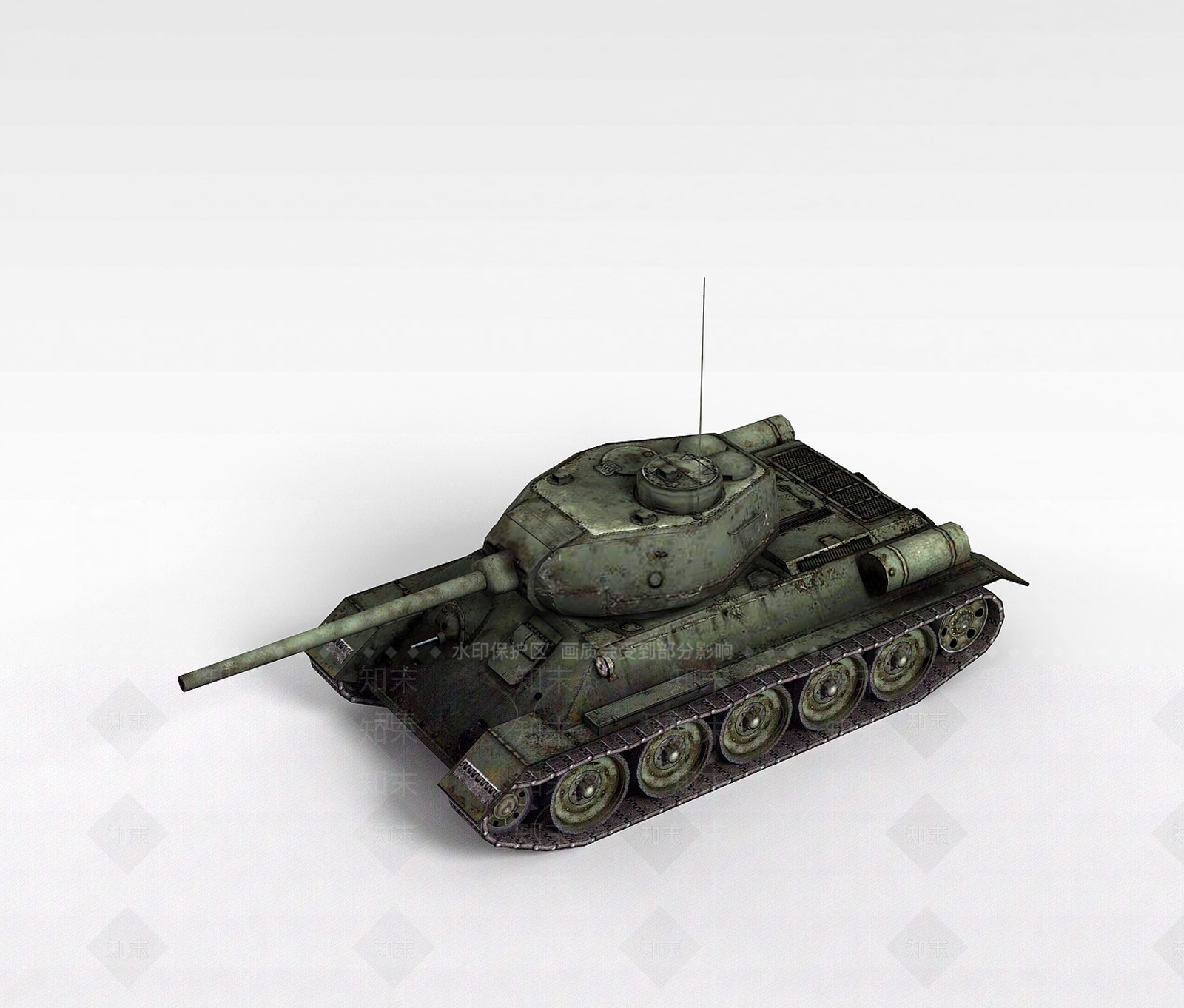 现代装甲坦克3D模型下载【ID:1197212999】