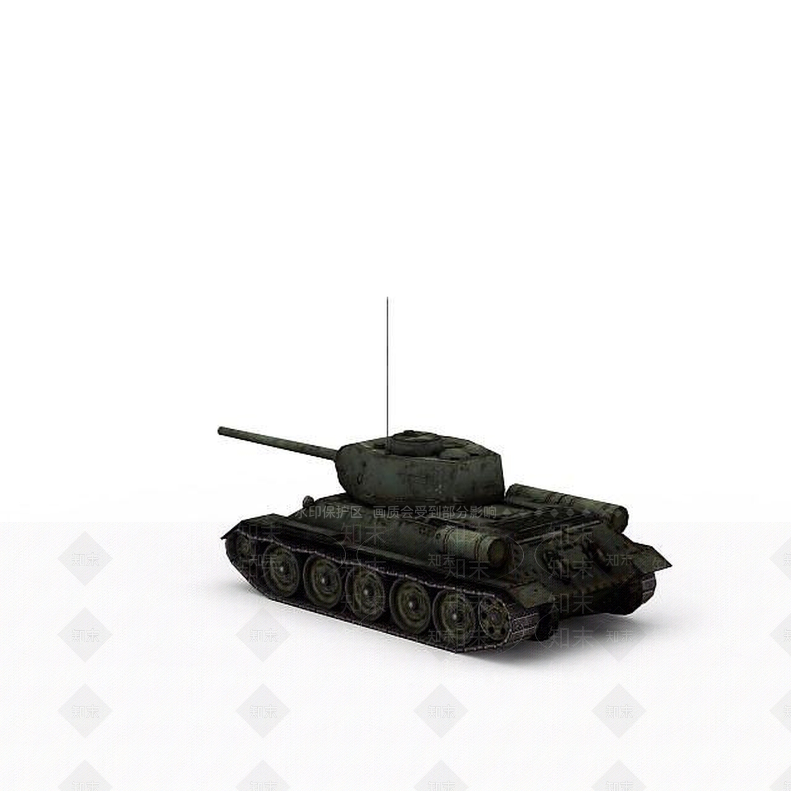 现代装甲坦克3D模型下载【ID:1197212999】