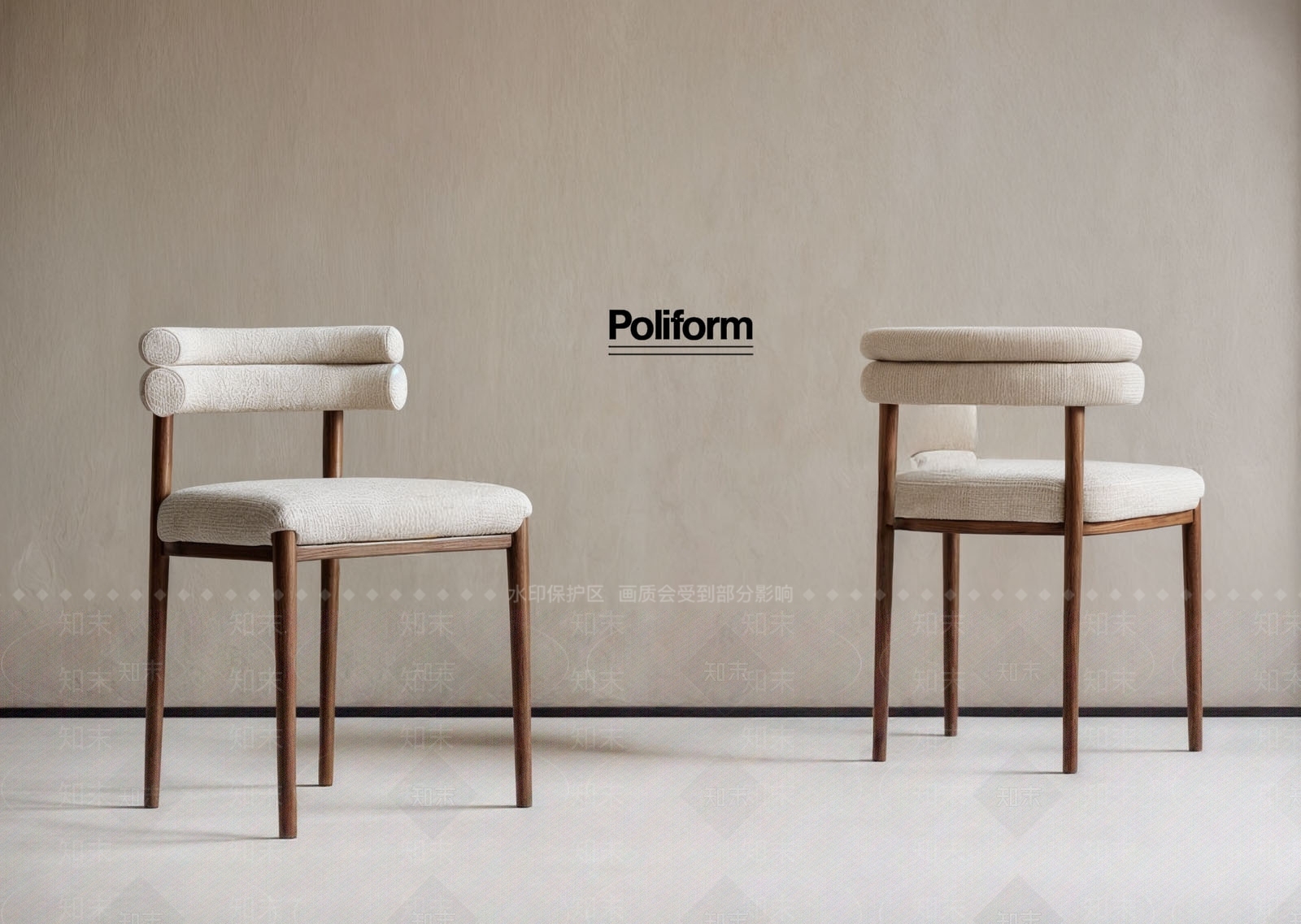 侘寂餐椅3D模型下载【ID:1197213787】