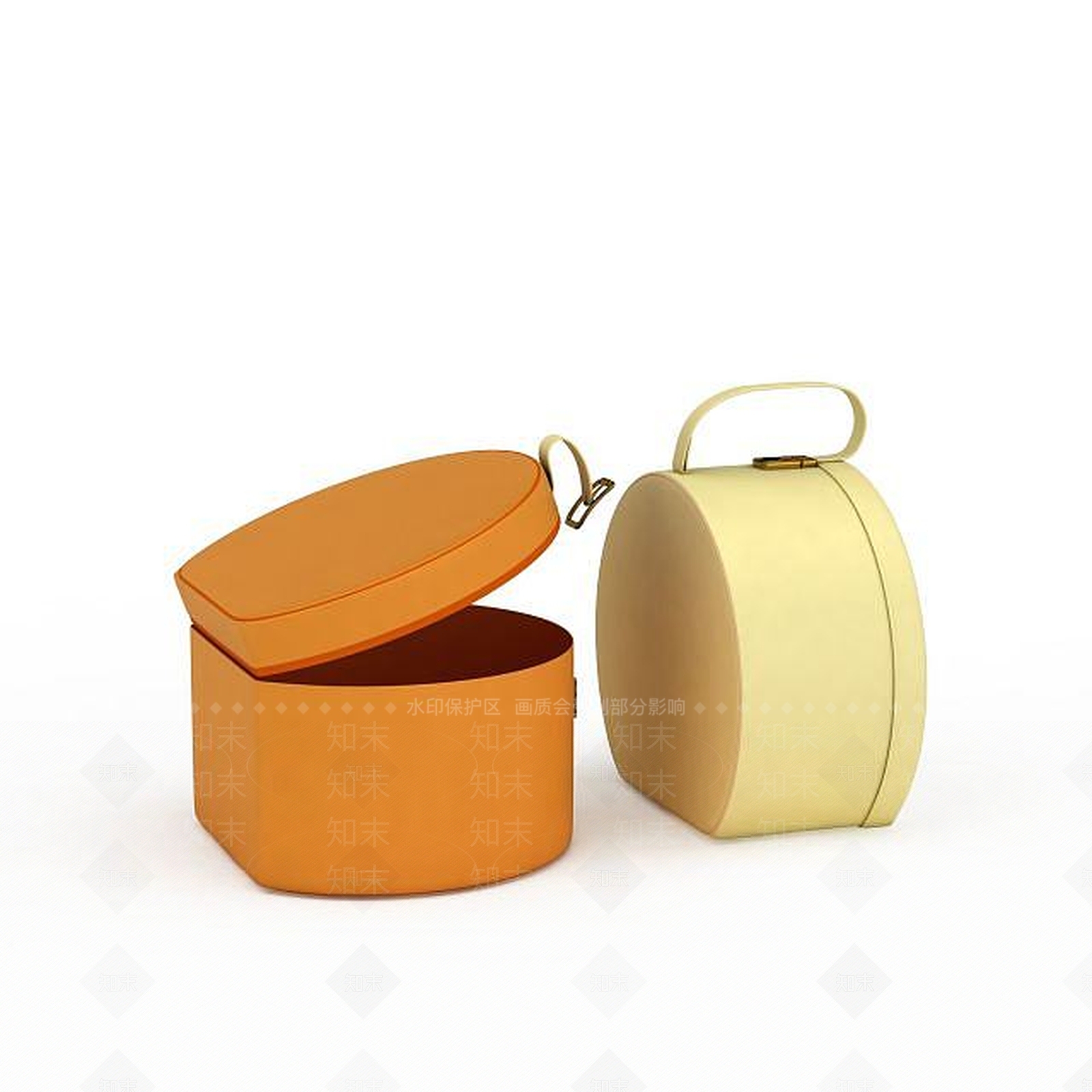 现代饭盒包组合3D模型下载【ID:1197218539】