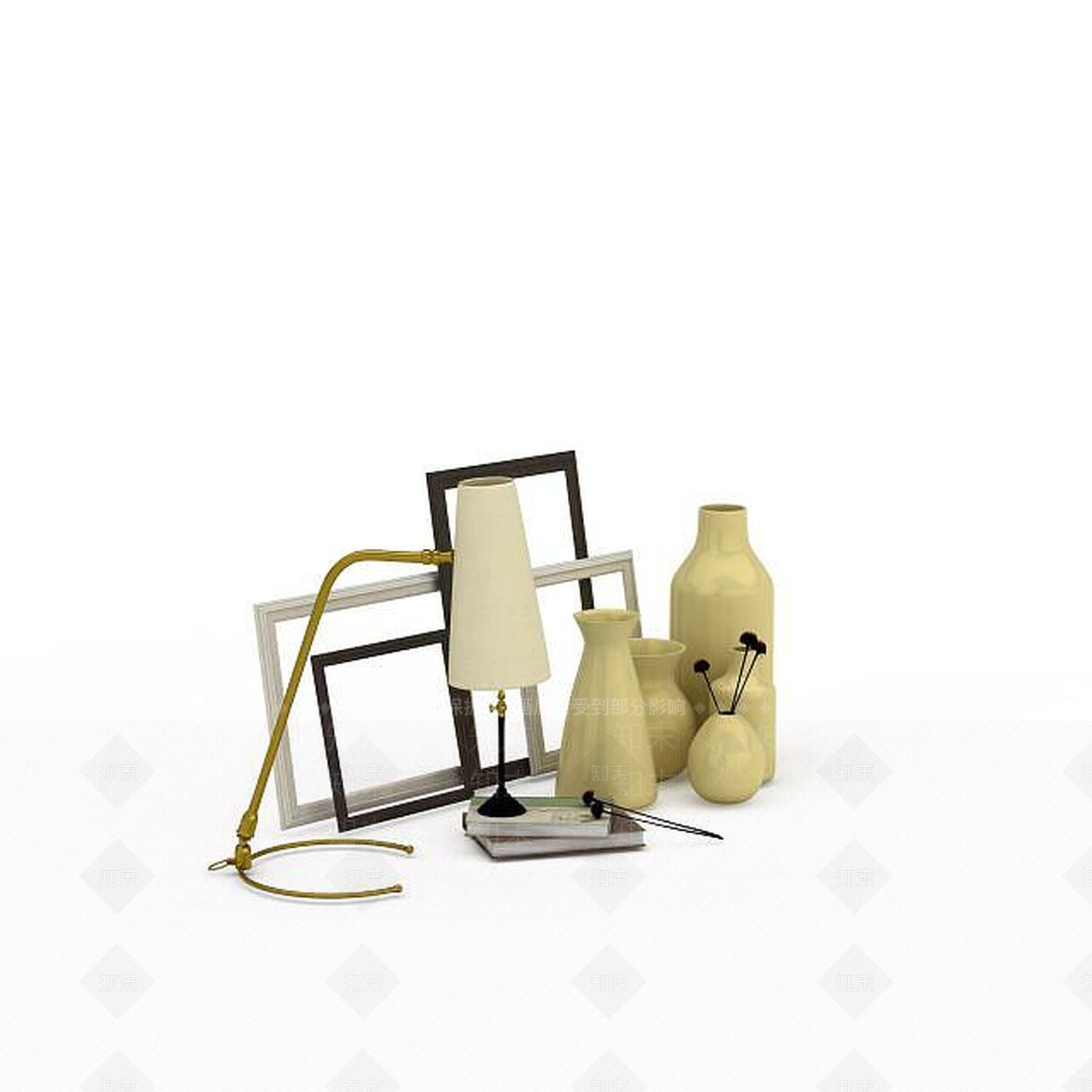 现代文物艺术品3D模型下载【ID:1197218812】