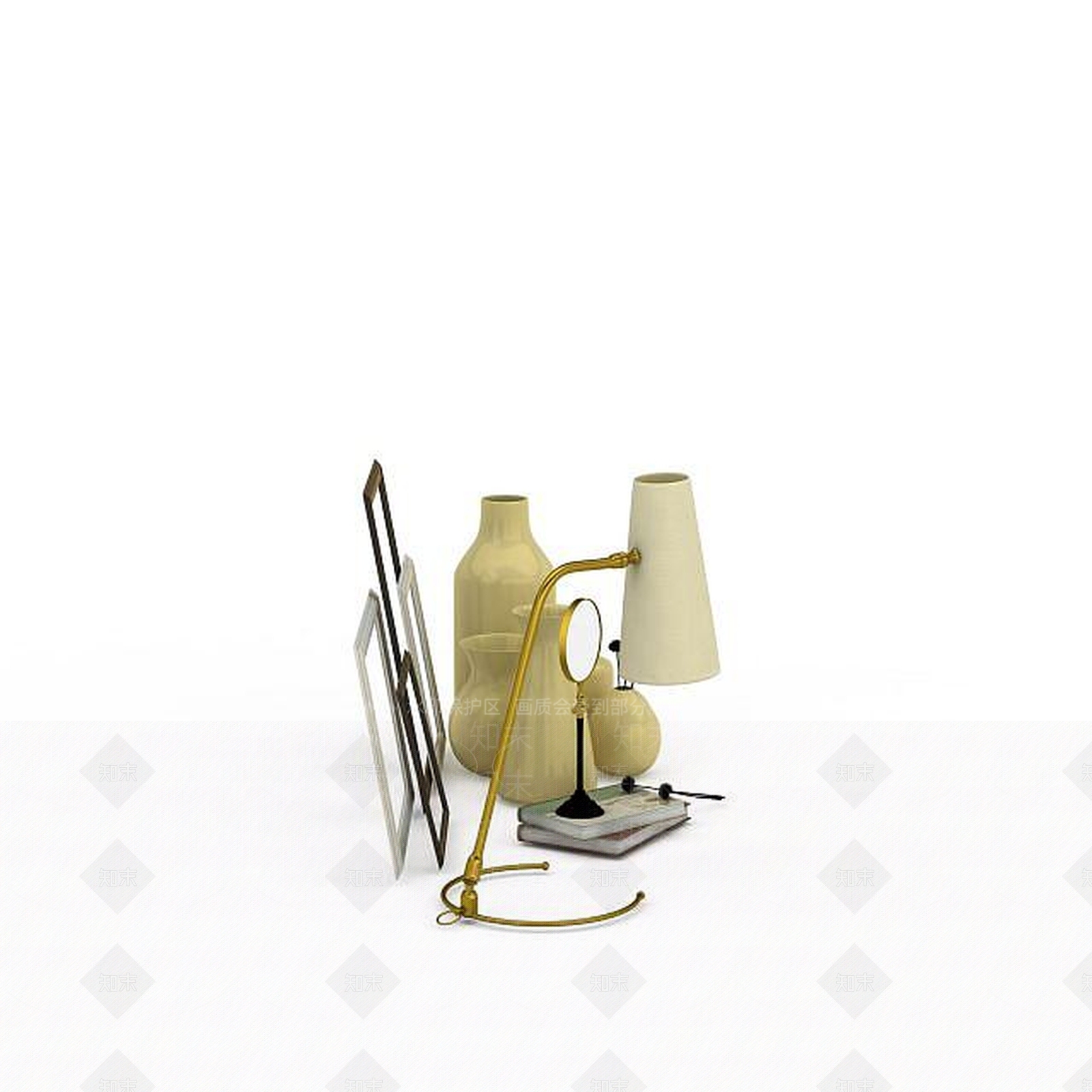 现代文物艺术品3D模型下载【ID:1197218812】