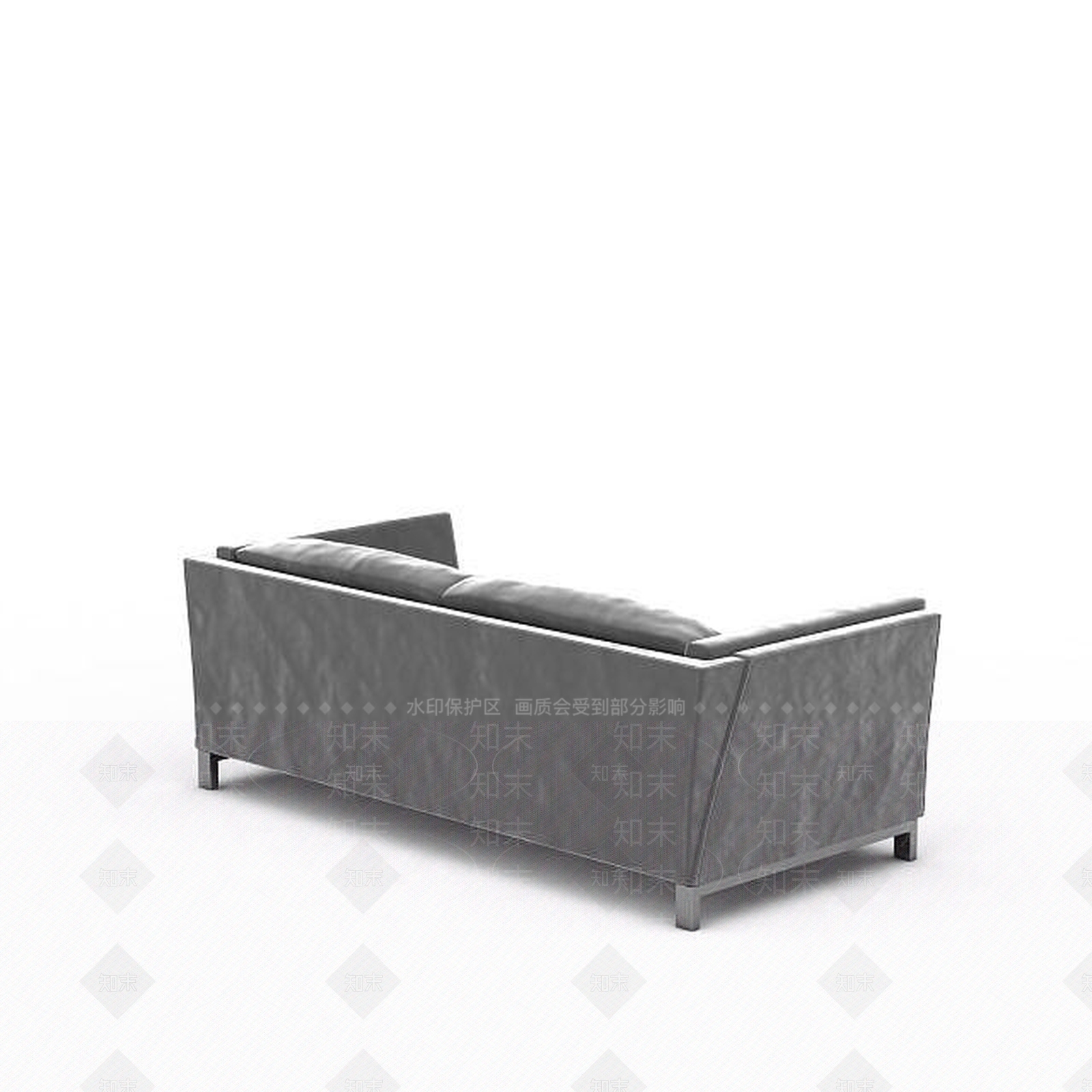 现代灰色沙发3D模型下载【ID:1197220265】