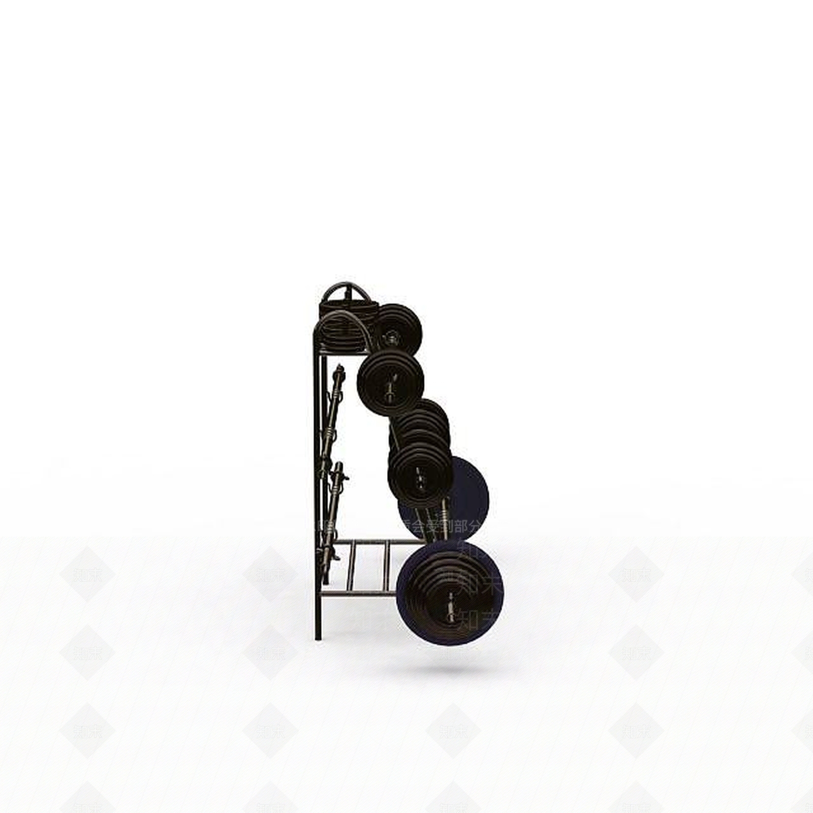 现代举重器材3D模型下载【ID:1197222038】